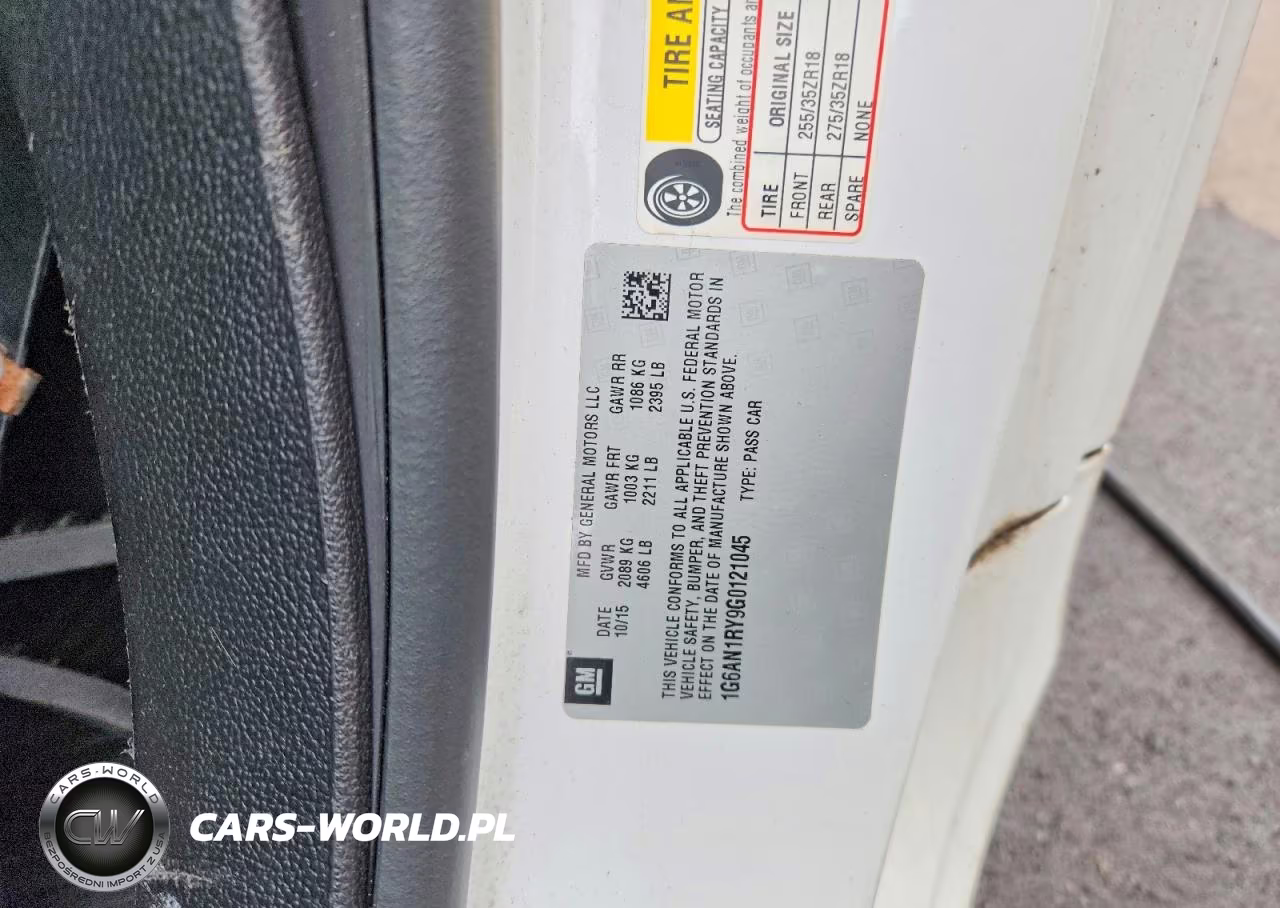 2016 Cadillac Ats-V VIN:1G6AN1RY9G0121045 - 12