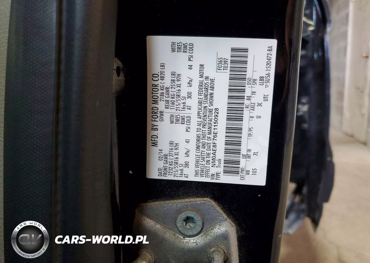 2014 Ford Transit Connect Xlt VIN:NM0AE8F76E1150928 - 13