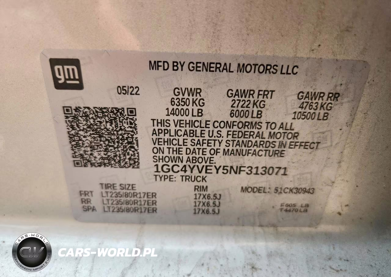 2022 Chevrolet Silverado K3500 High Country VIN:1GC4YVEY5NF313071 - 12