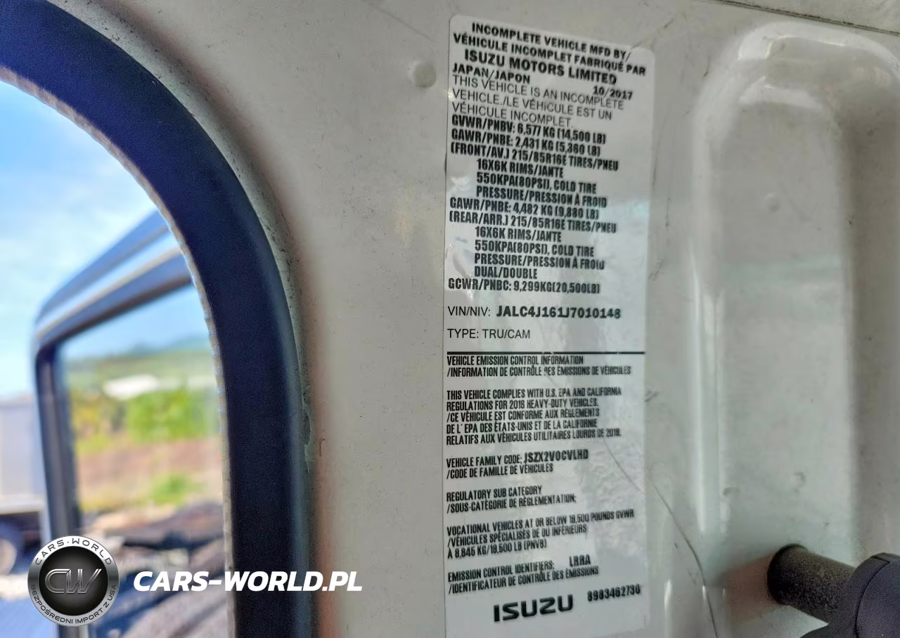 2018 Isuzu Npr Hd VIN:JALC4J161J7010148 - 13