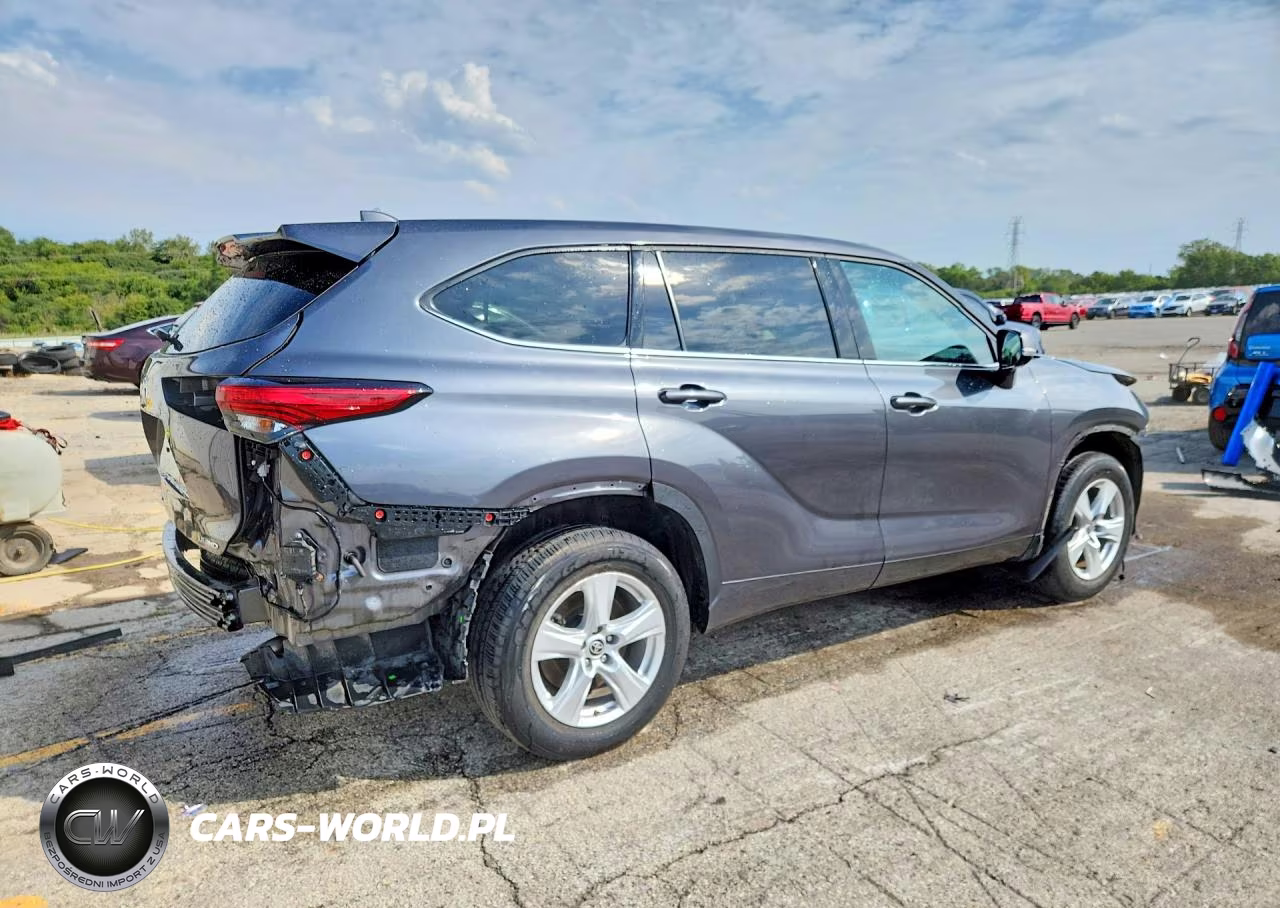 2021 Toyota Highlander Le VIN:5TDBZRBH6MS555477 - 3
