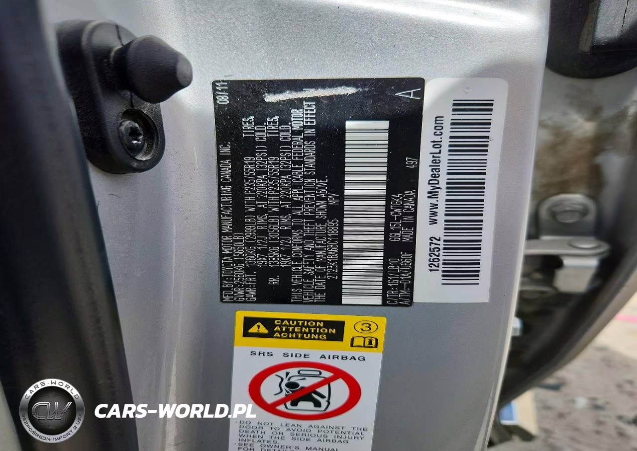 2011 Lexus Rx 350 VIN:2T2BK1BA6BC118895 - 14