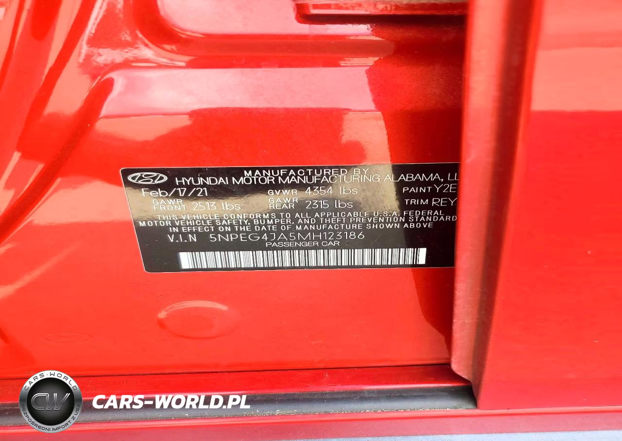2021 Hyundai Sonata Se VIN:5NPEG4JA5MH123186 - 12