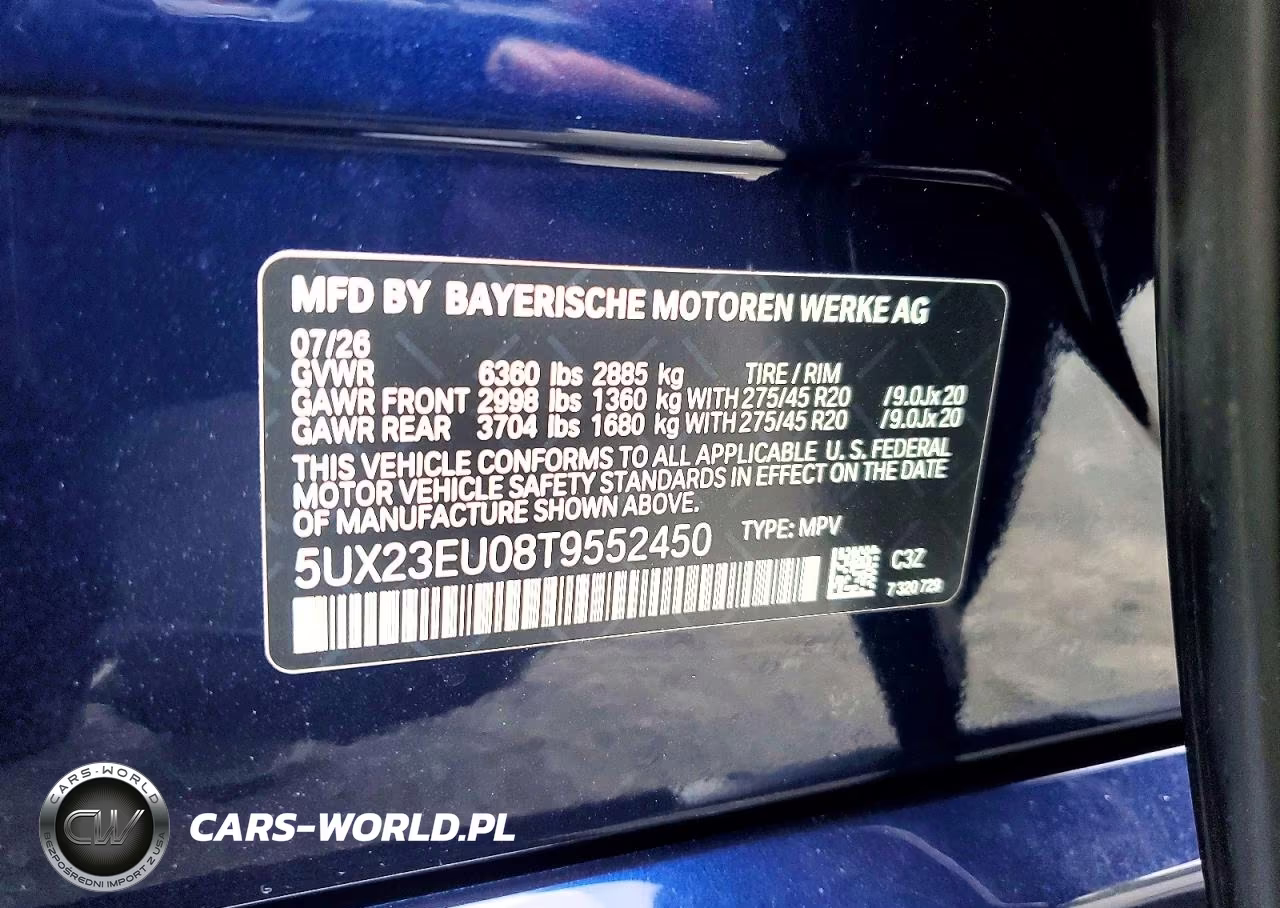 2026 BMW X5 xDrive40I VIN:5UX23EU08T9552450 - 13