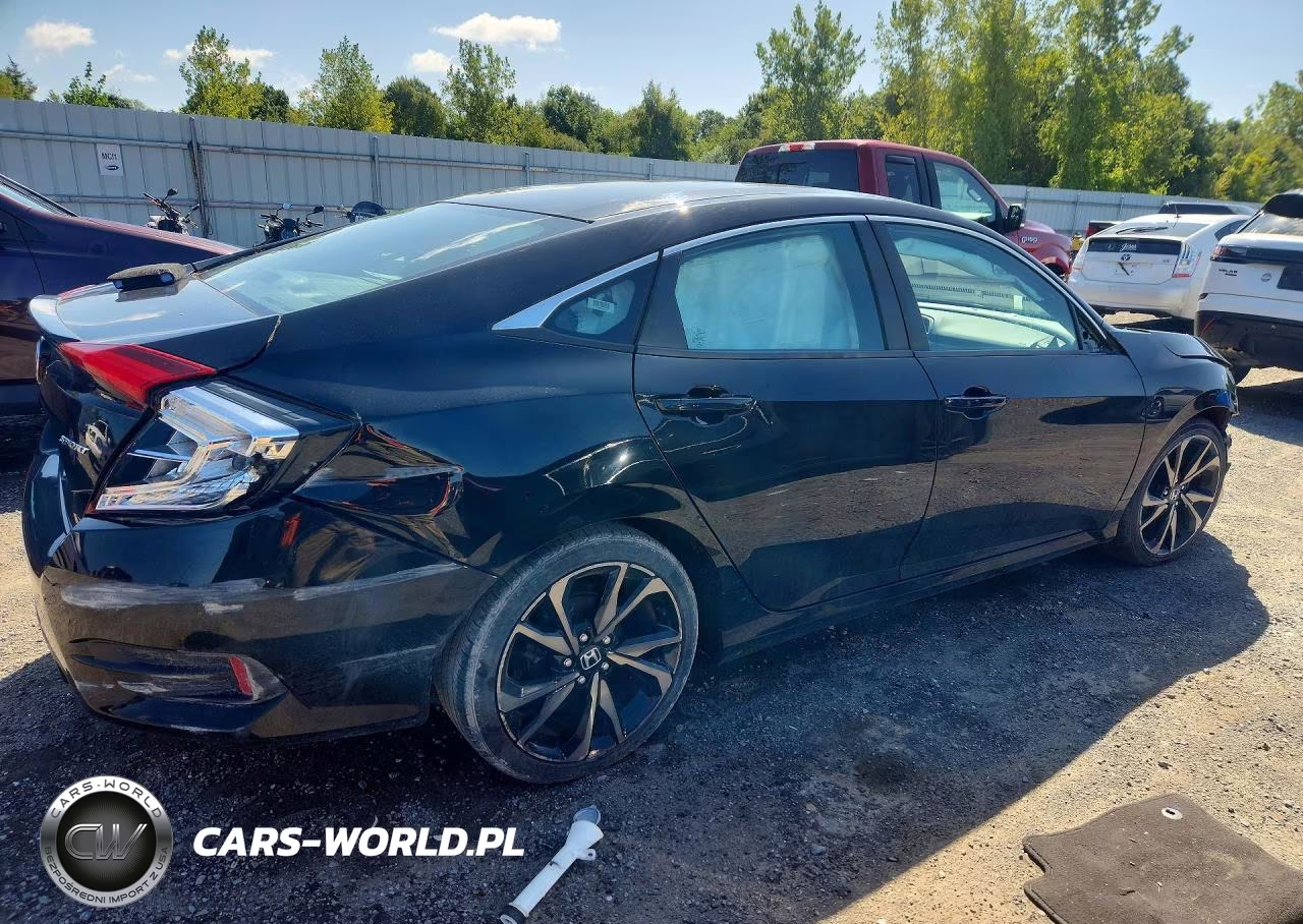 2021 Honda Civic Sport VIN:19XFC2F85ME202372 - 3