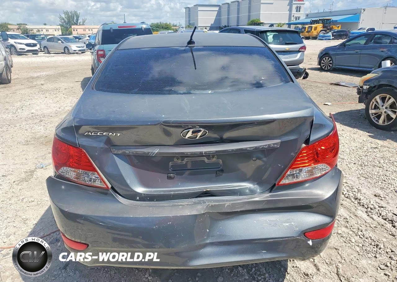 2012 Hyundai Accent Gls VIN:KMHCT4AE4CU213354 - 6
