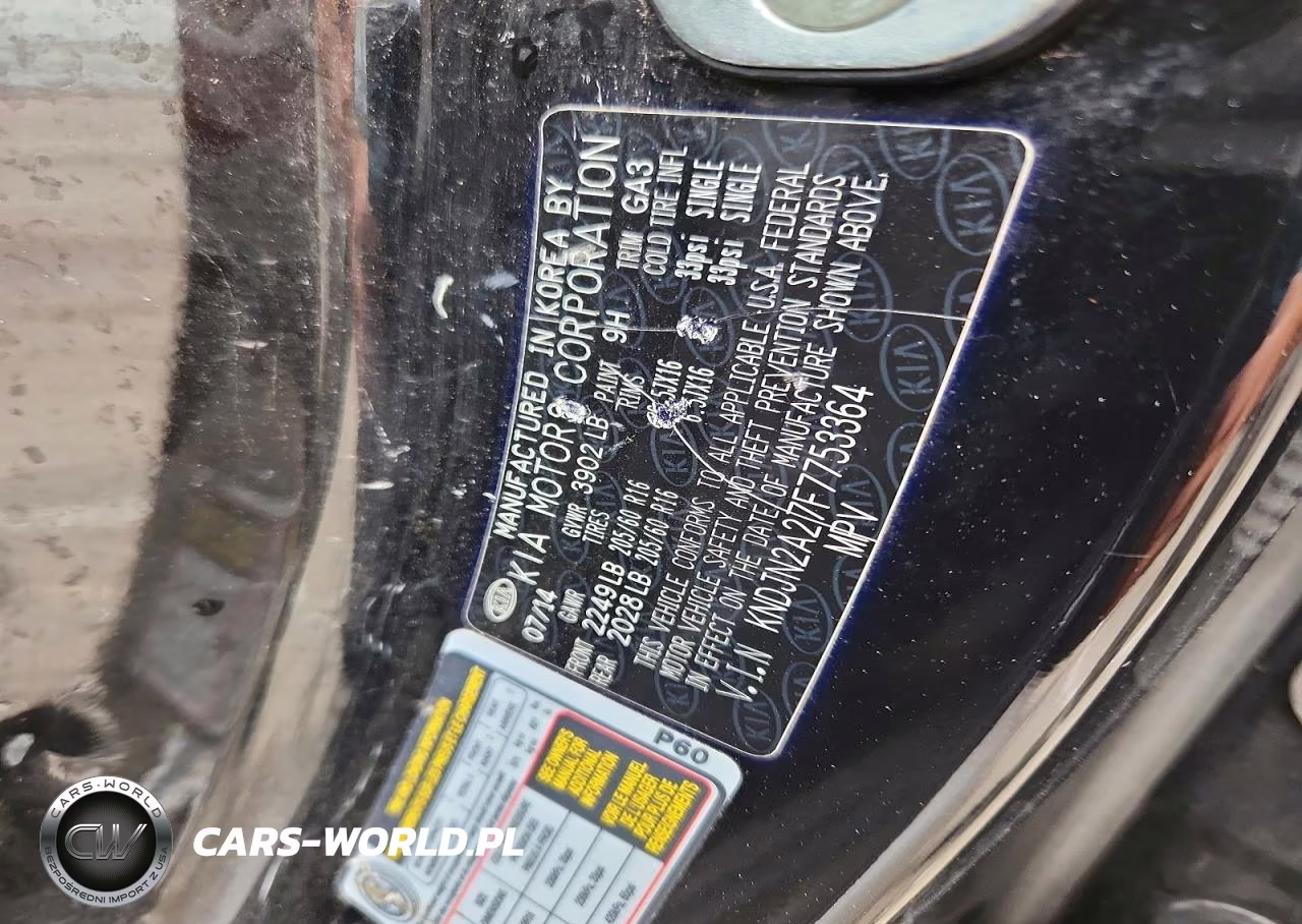 2015 Kia Soul Base VIN:KNDJN2A27F7753364 - 13