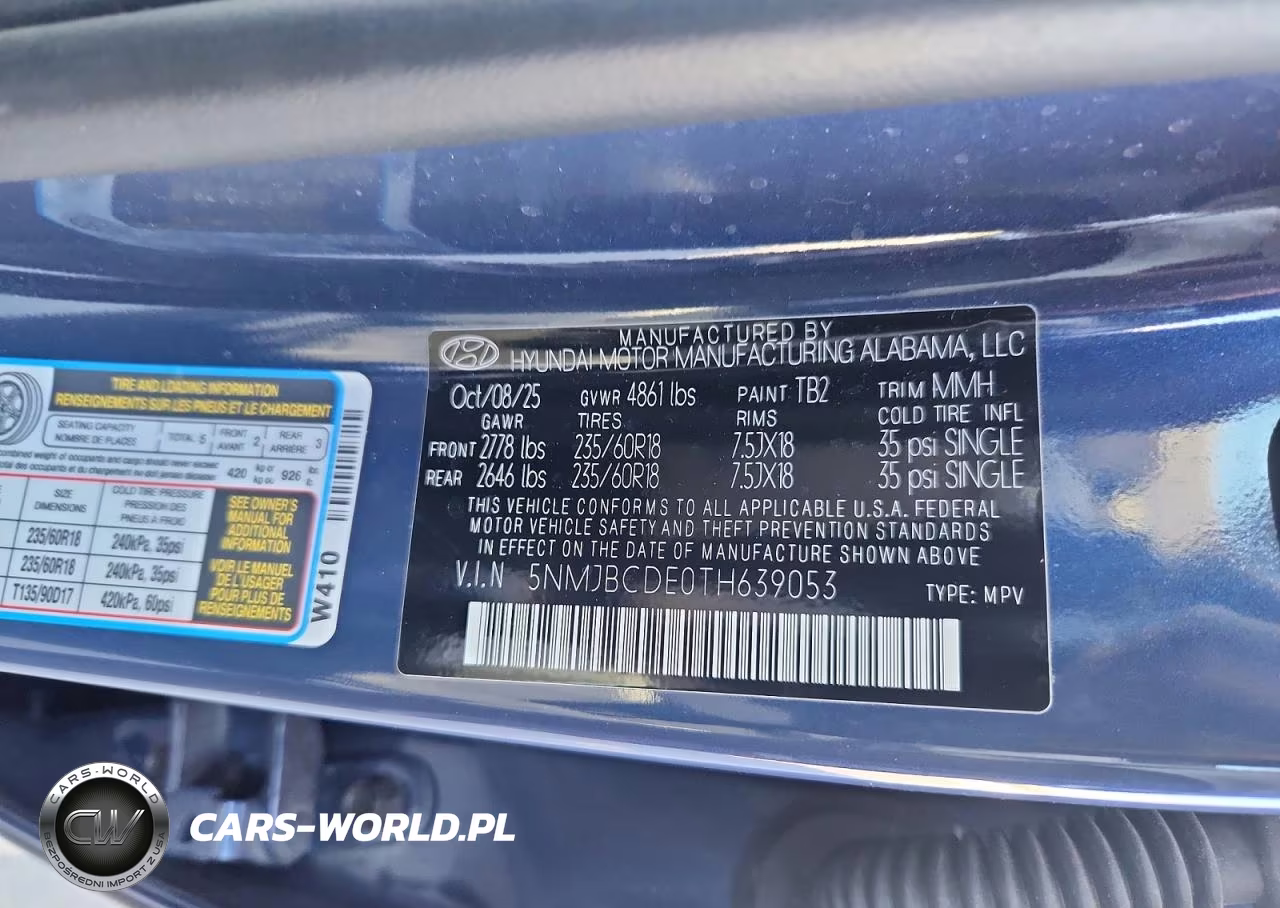 2026 Hyundai Tucson Sel VIN:5NMJBCDE0TH639053 - 14