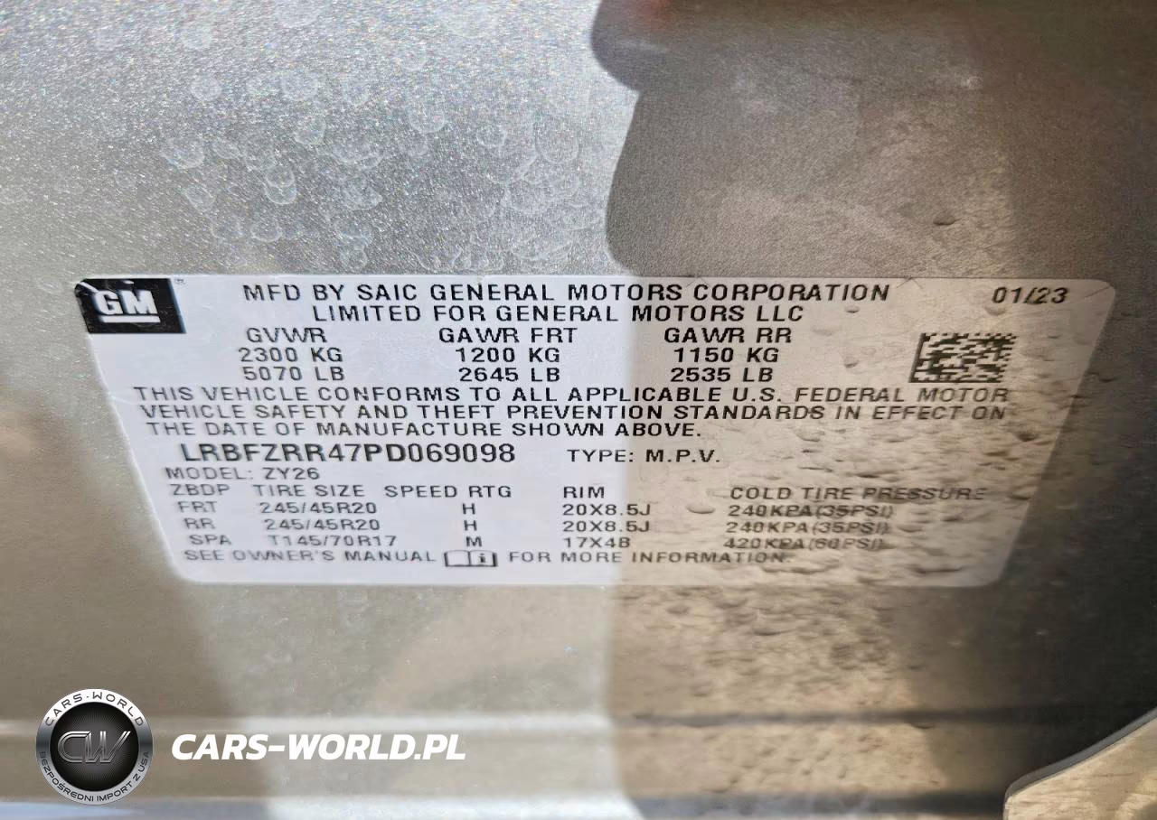 2023 Buick Envision Avenir VIN:LRBFZRR47PD069098 - 13
