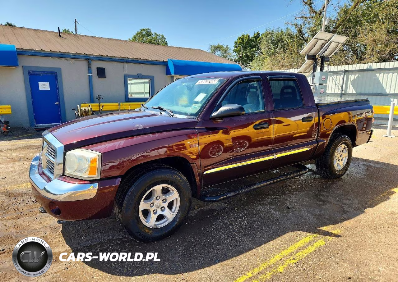 2005 Dodge Dakota Quad Laramie VIN:1D7HW58N05S112538 - 1