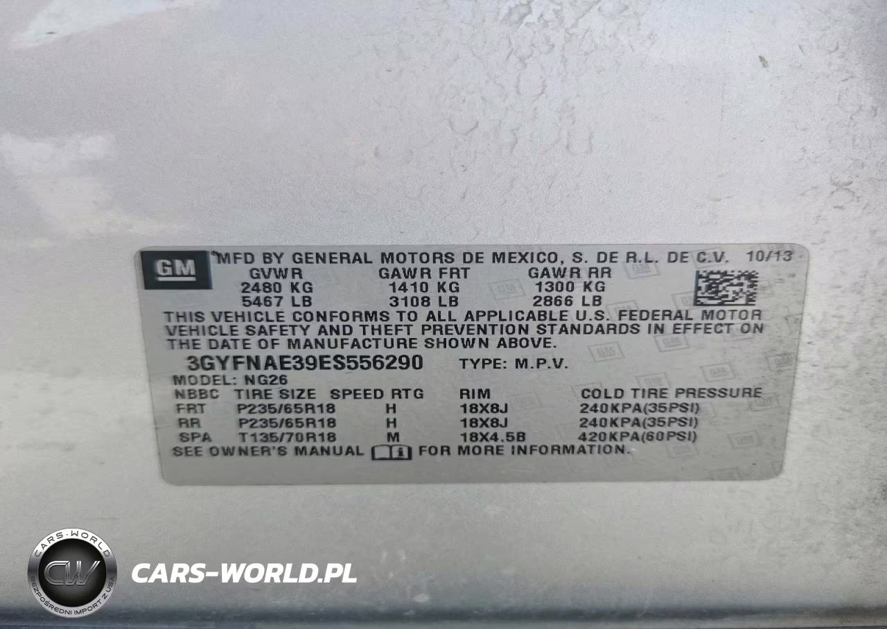 2014 Cadillac Srx VIN:3GYFNAE39ES556290 - 12