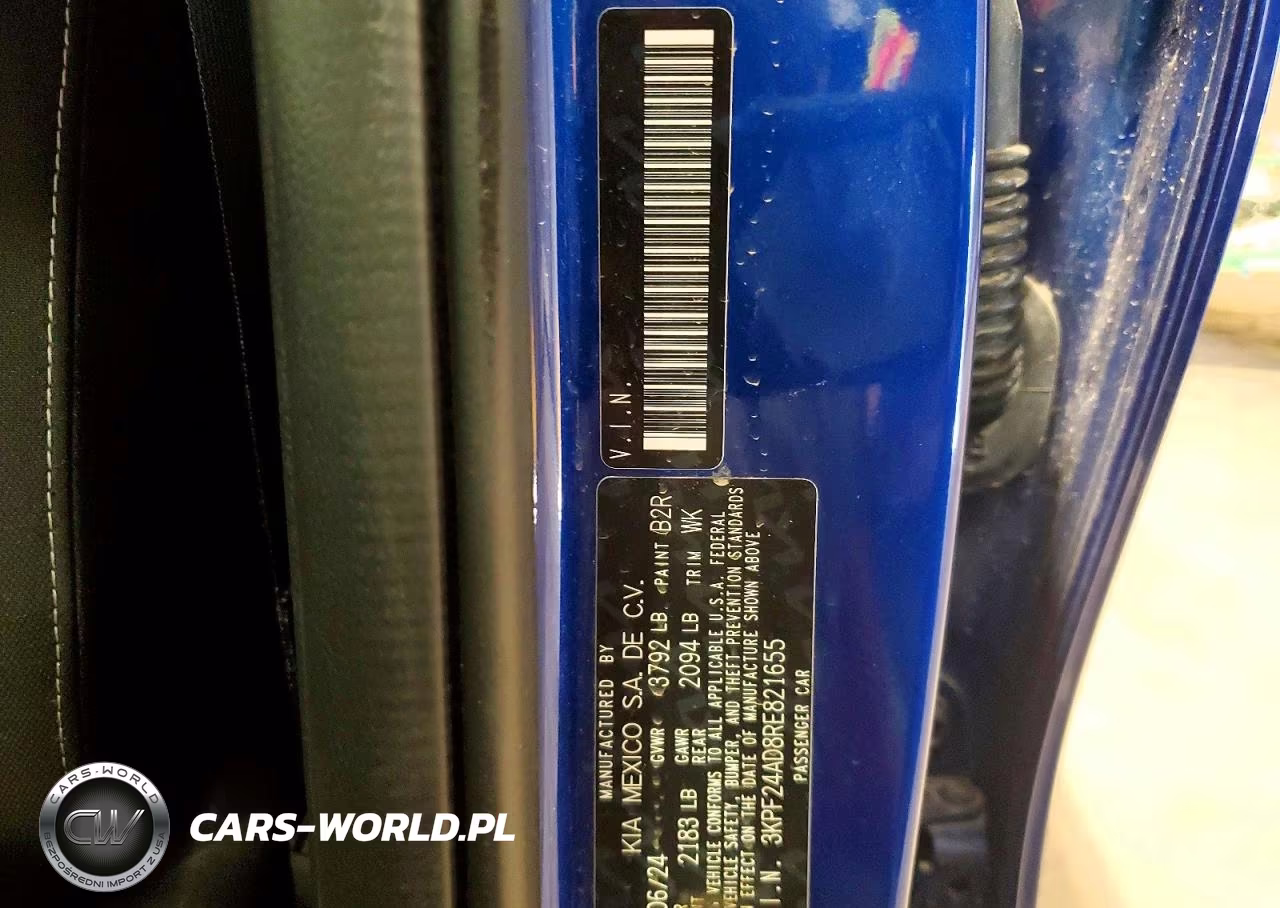 2024 Kia Forte Lxs VIN:3KPF24AD8RE821655 - 12