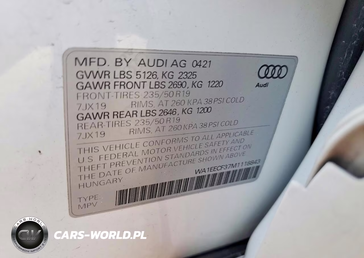 2021 Audi Q3 Premium Plus S Line 45 VIN:WA1EECF37M1118843 - 13