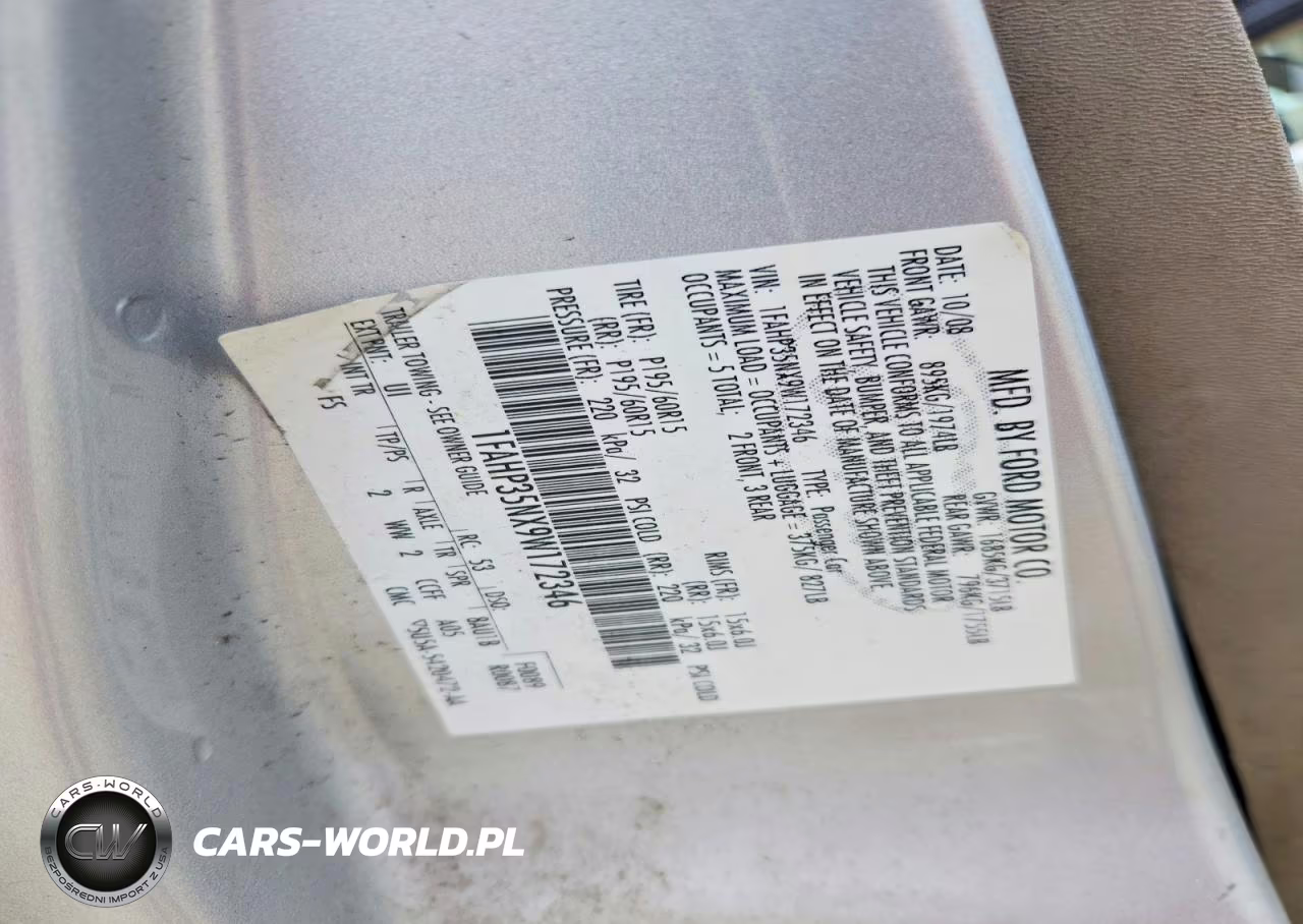 2009 Ford Focus Se VIN:1FAHP35NX9W172346 - 12