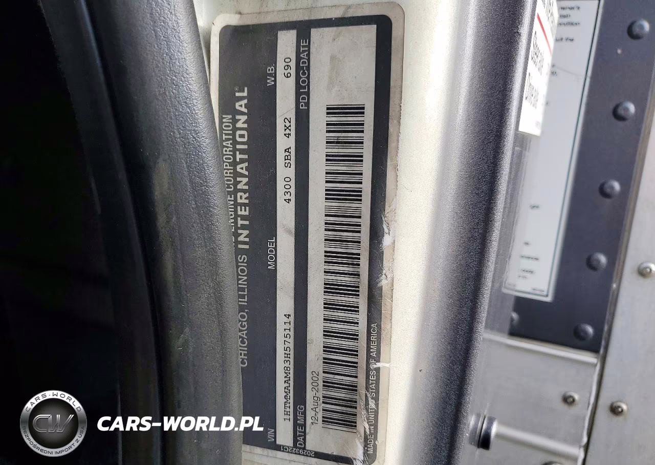2003 International 4300 VIN:1HTMMAAM83H575114 - 11