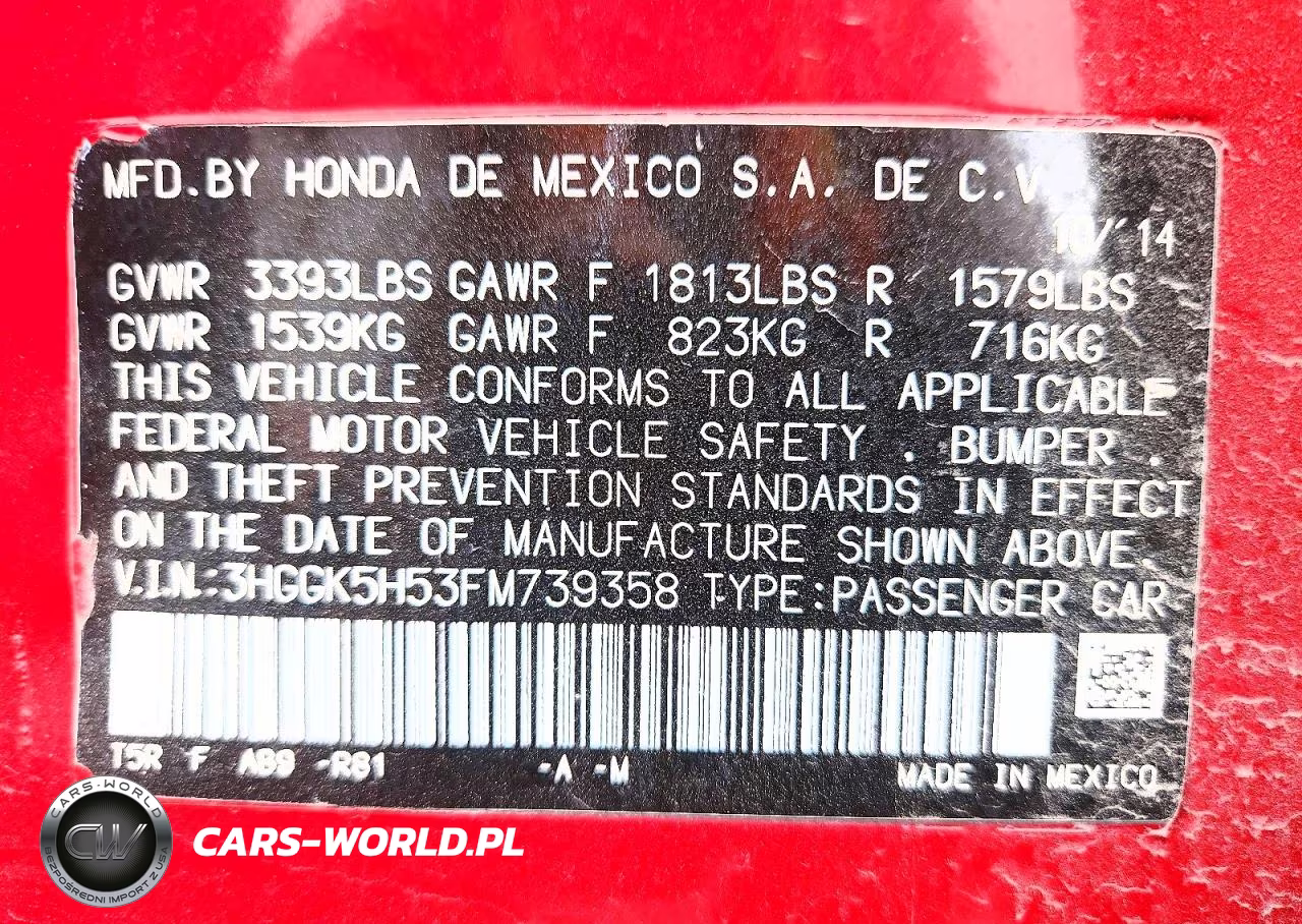 2015 Honda Fit Lx VIN:3HGGK5H53FM739358 - 12