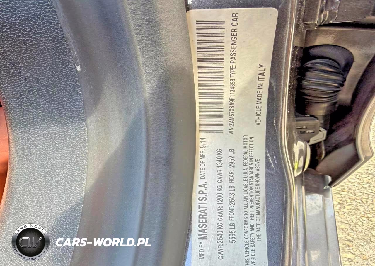 2015 Maserati Ghibli VIN:ZAM57XSA9F1134858 - 15