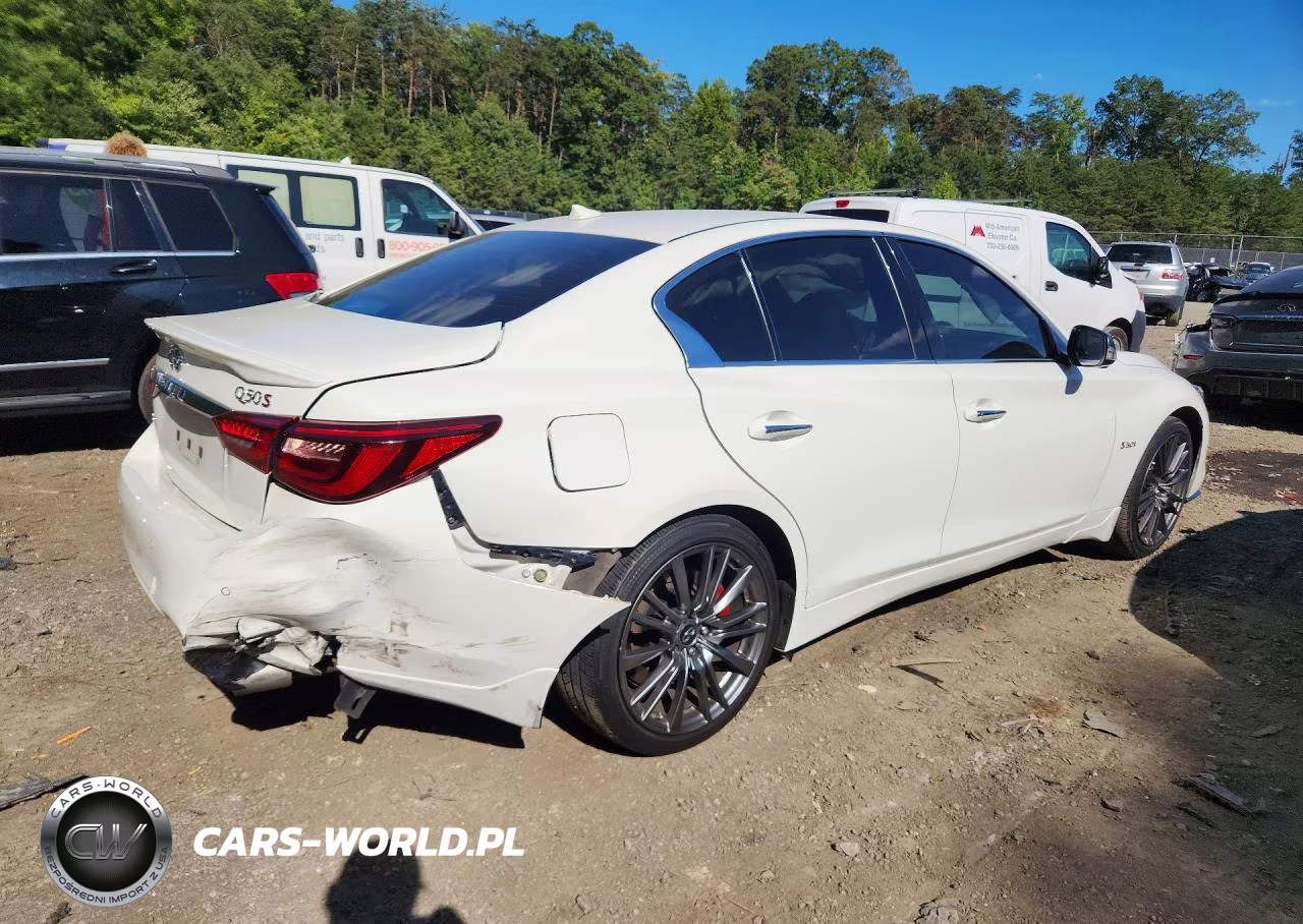 2018 Infiniti Q50 Red Sport 400 VIN:JN1FV7AR6JM481547 - 3