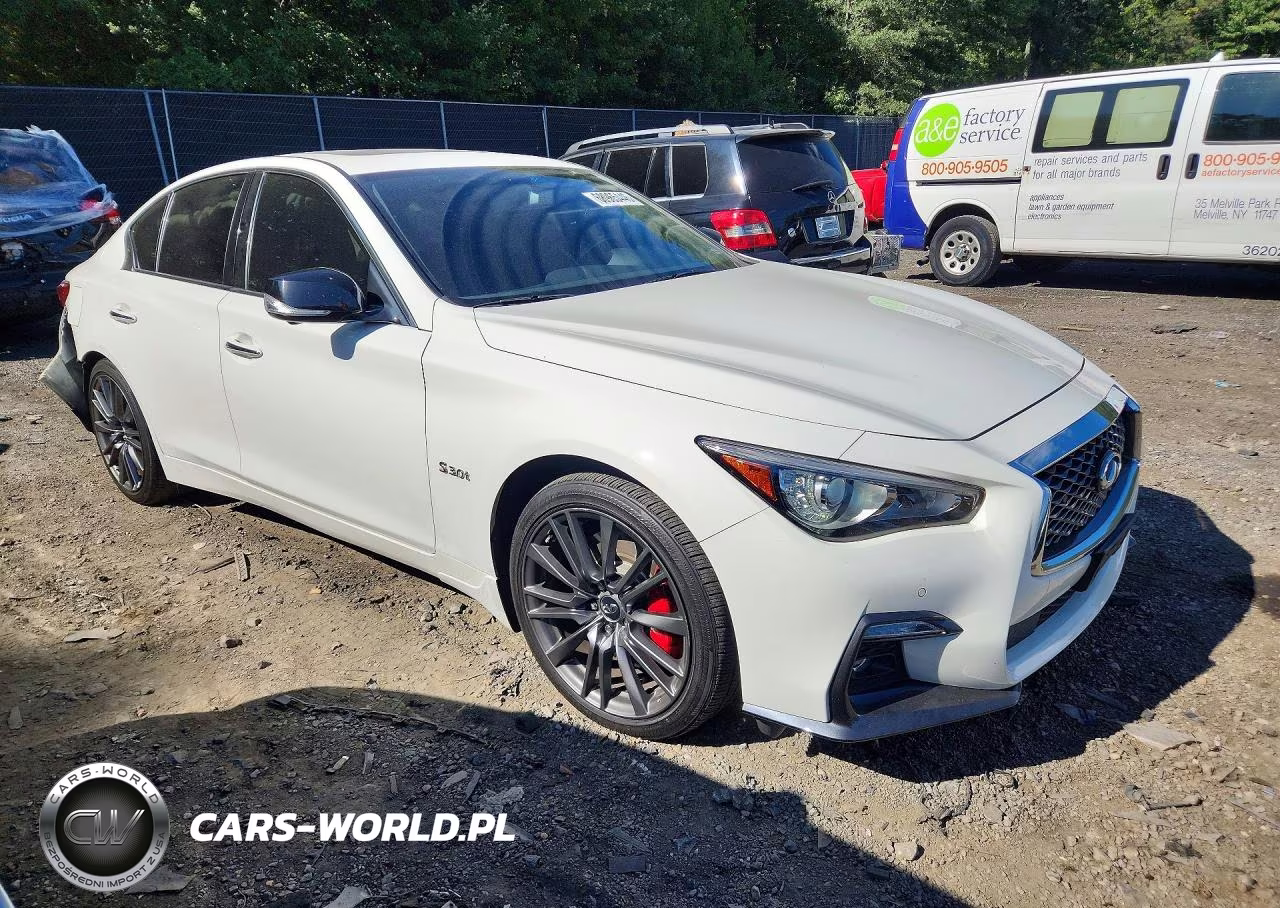 2018 Infiniti Q50 Red Sport 400 VIN:JN1FV7AR6JM481547 - 4