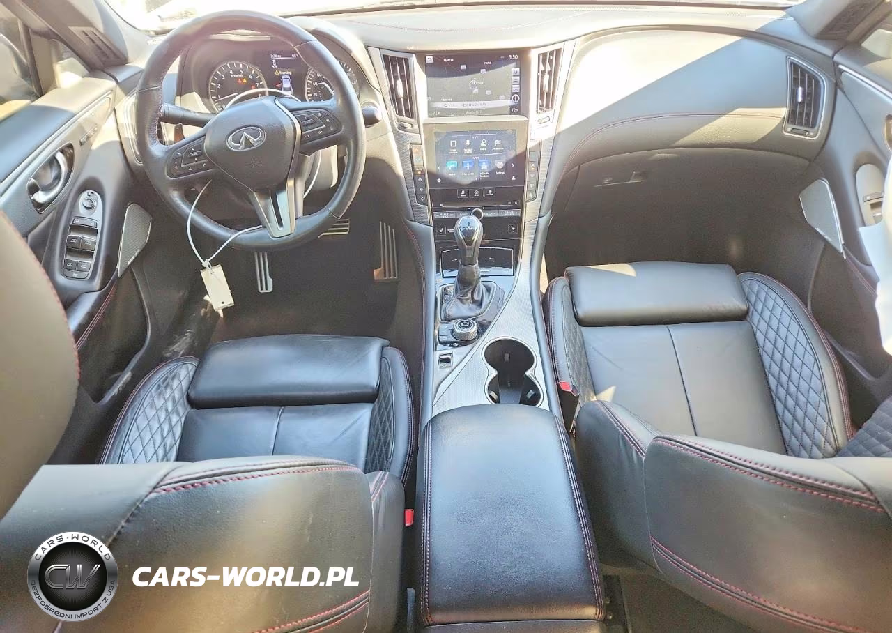 2018 Infiniti Q50 Red Sport 400 VIN:JN1FV7AR6JM481547 - 8