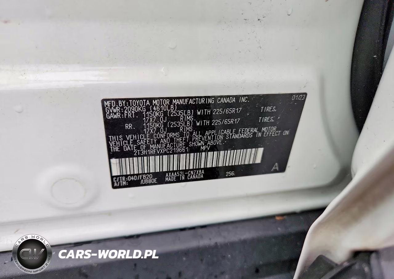 2023 Toyota Rav4 Le VIN:2T3H1RFVXPC219661 - 12