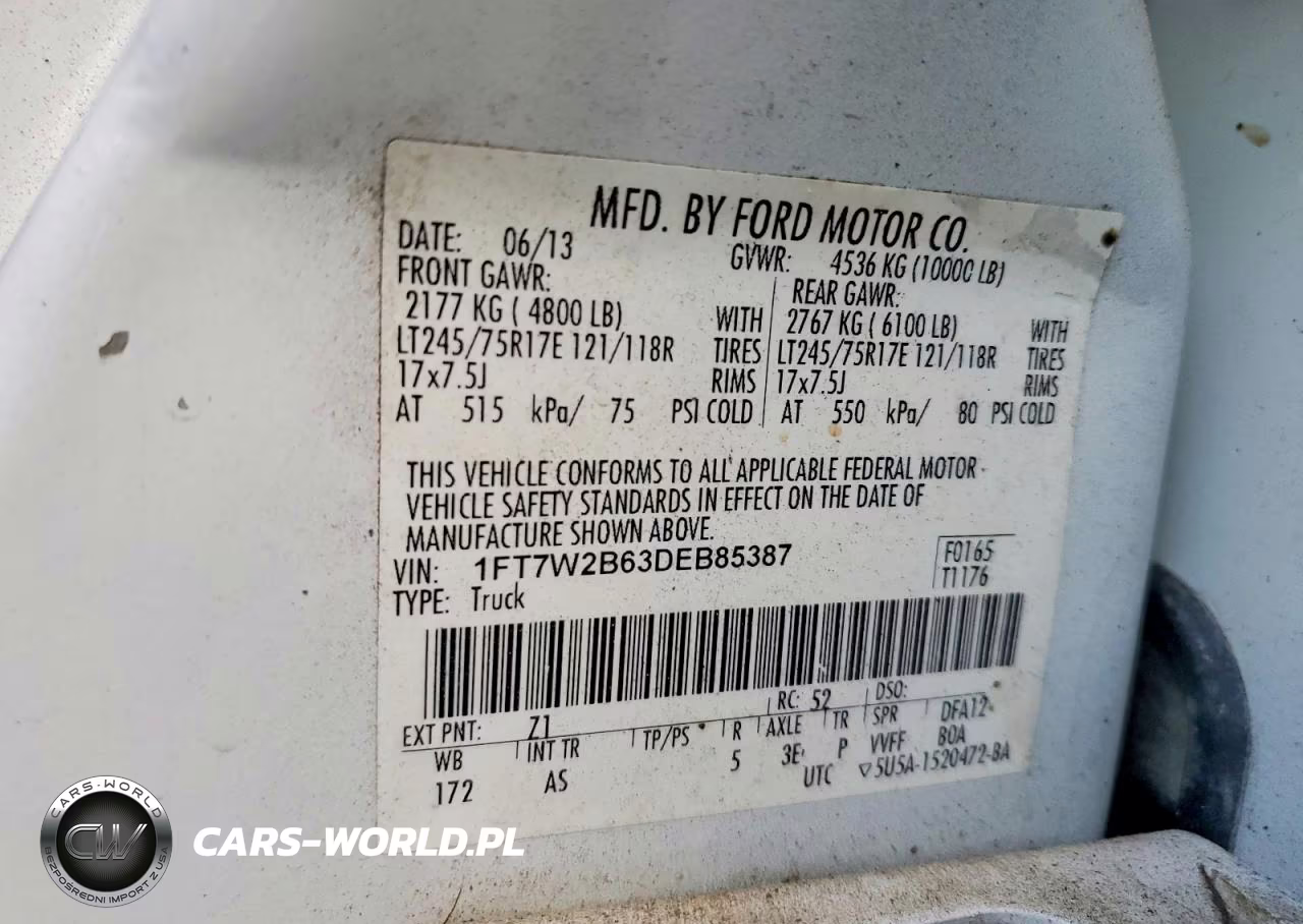2013 Ford F250 Super Duty VIN:1FT7W2B63DEB85387 - 13