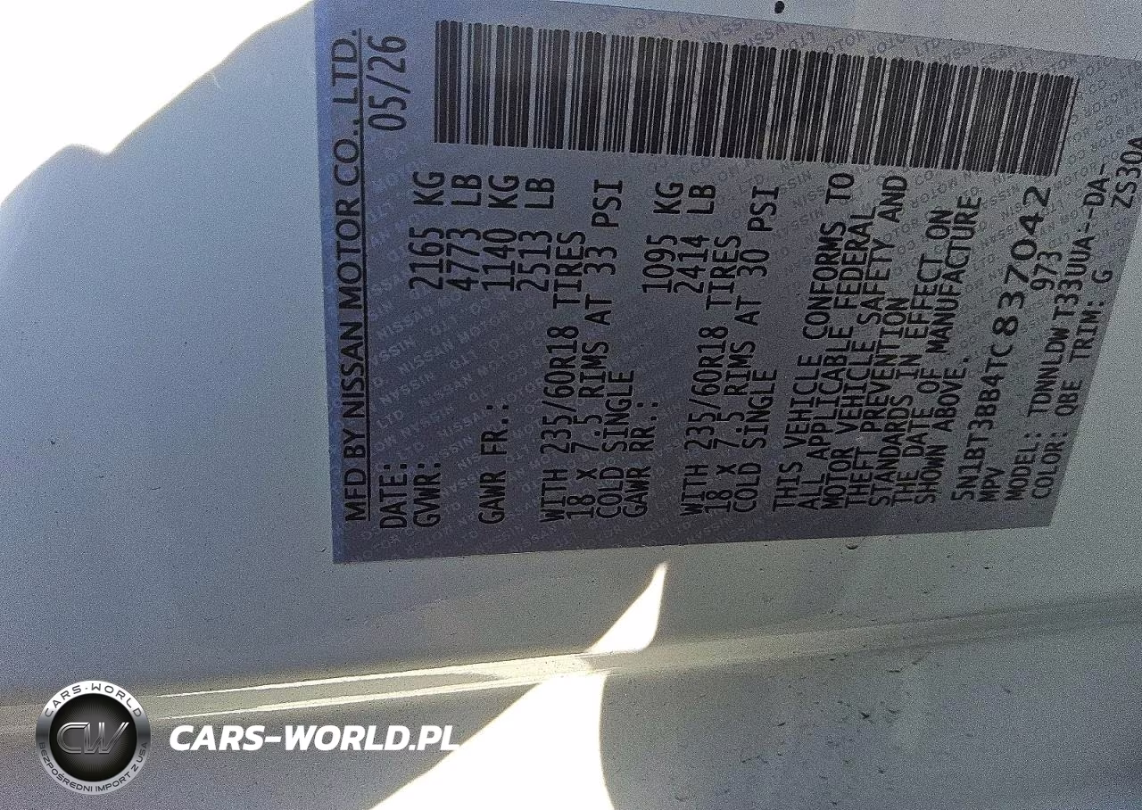2026 Nissan Rogue Sv VIN:5N1BT3BB4TC837042 - 13