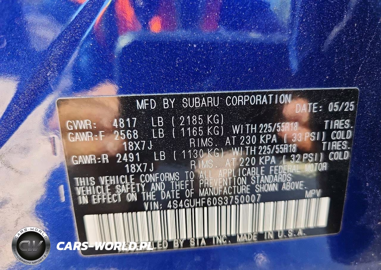 2025 Subaru Crosstrek Sport VIN:4S4GUHF60S3750007 - 14