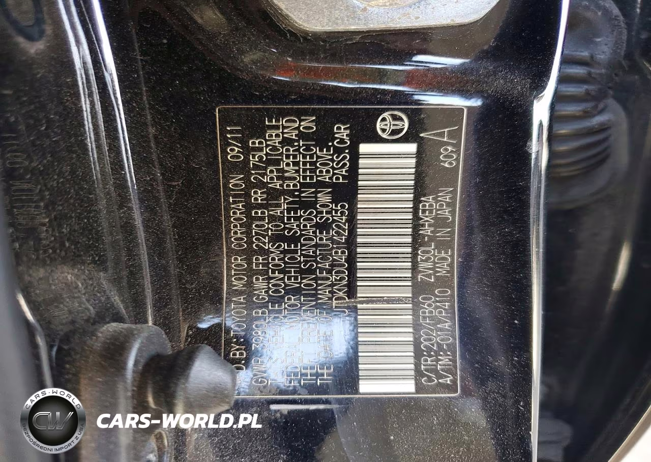2011 Toyota Prius Two VIN:JTDKN3DU4B1422455 - 13