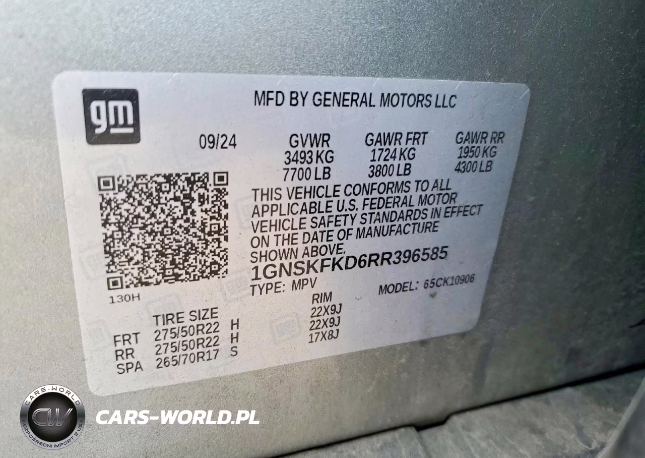 2024 Chevrolet Suburban K1500 Premier VIN:1GNSKFKD6RR396585 - 13