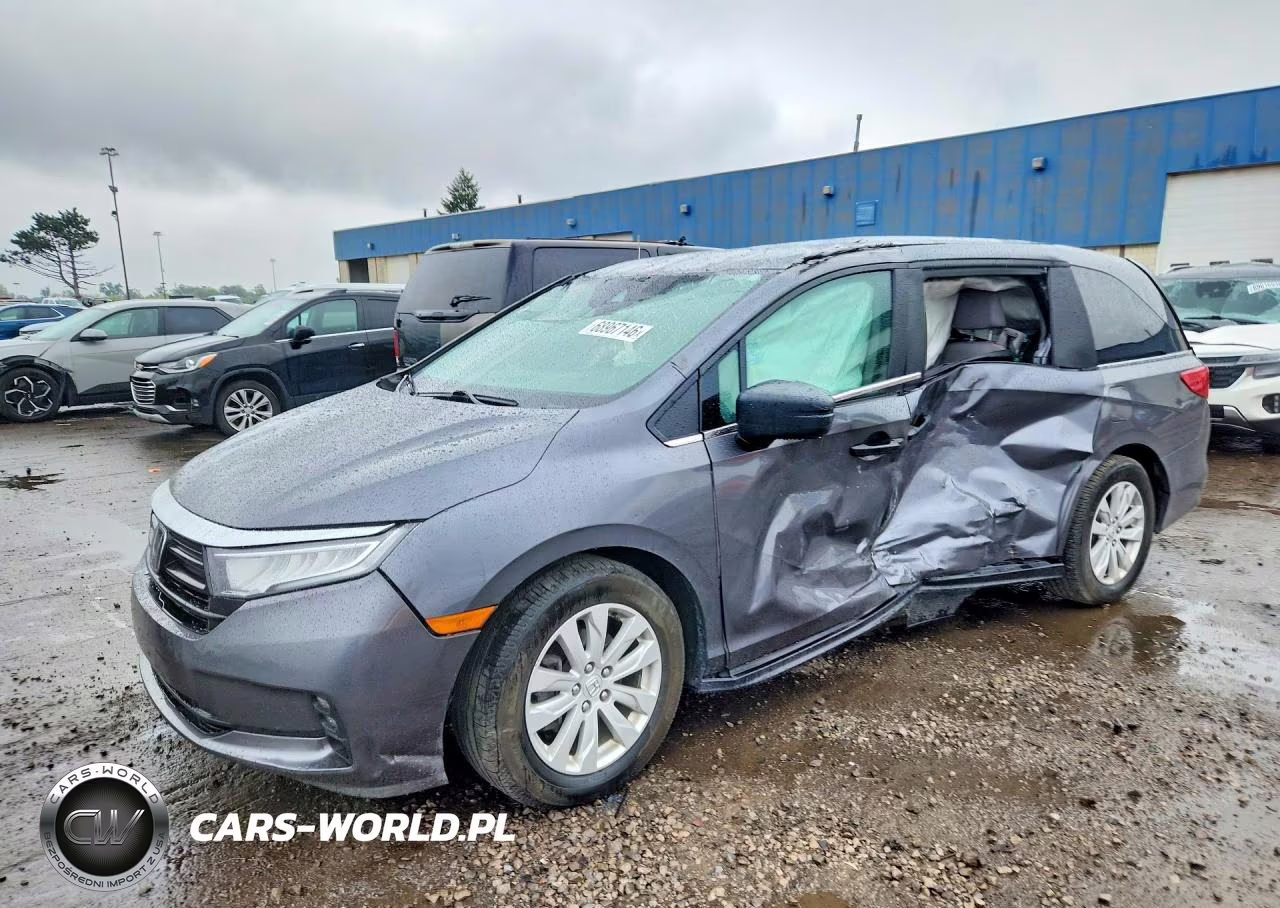 2022 Honda Odyssey Lx VIN:5FNRL6H22NB012778 - 1