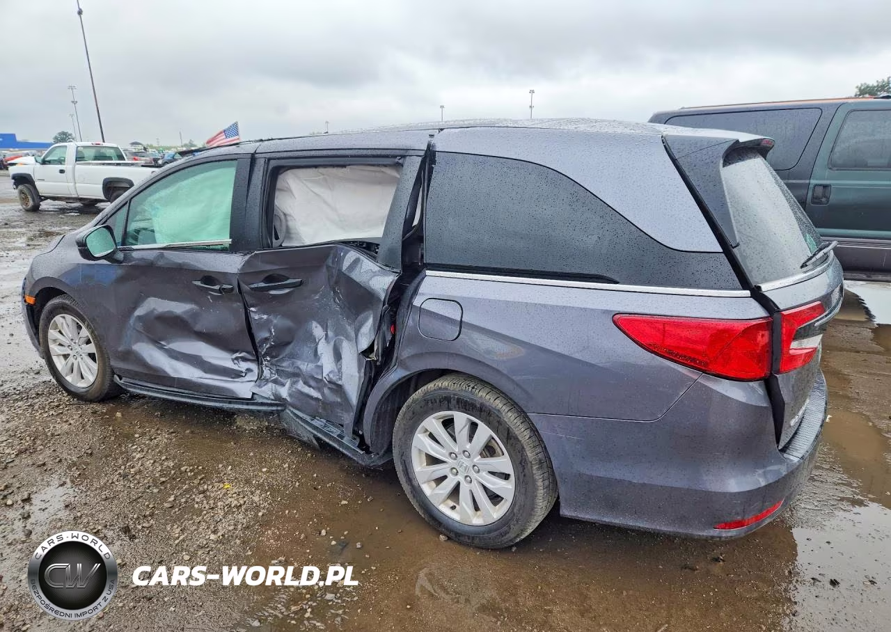 2022 Honda Odyssey Lx VIN:5FNRL6H22NB012778 - 2