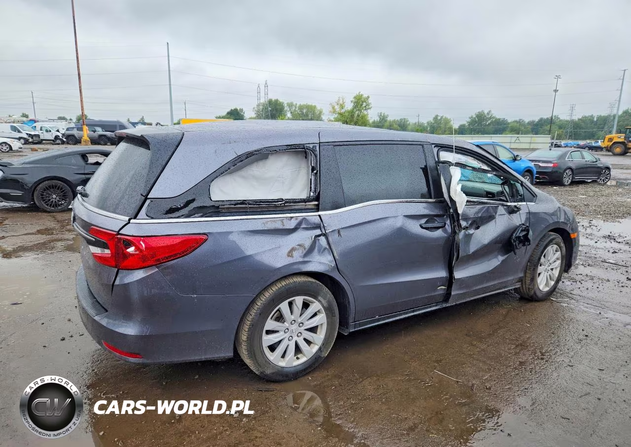 2022 Honda Odyssey Lx VIN:5FNRL6H22NB012778 - 3
