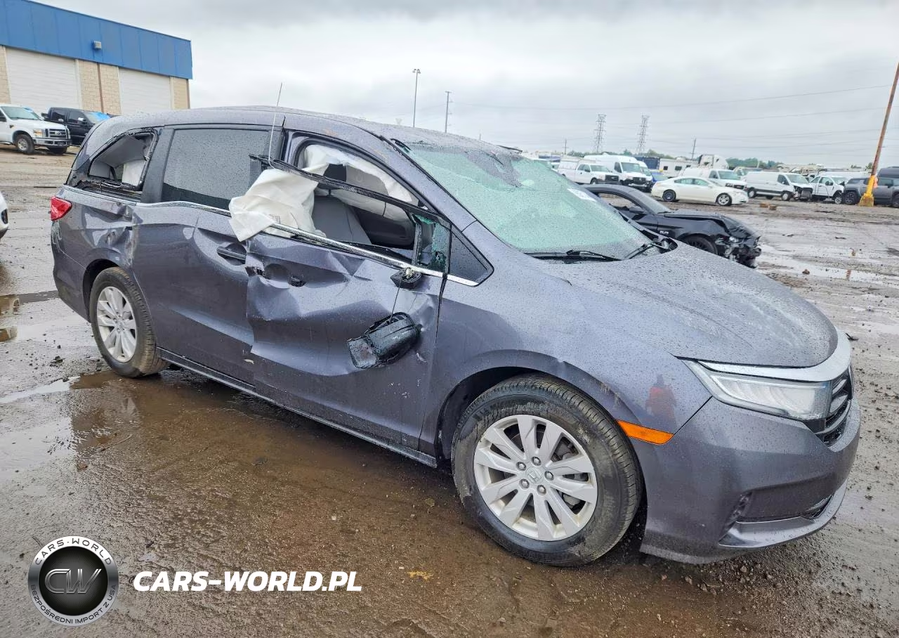 2022 Honda Odyssey Lx VIN:5FNRL6H22NB012778 - 4