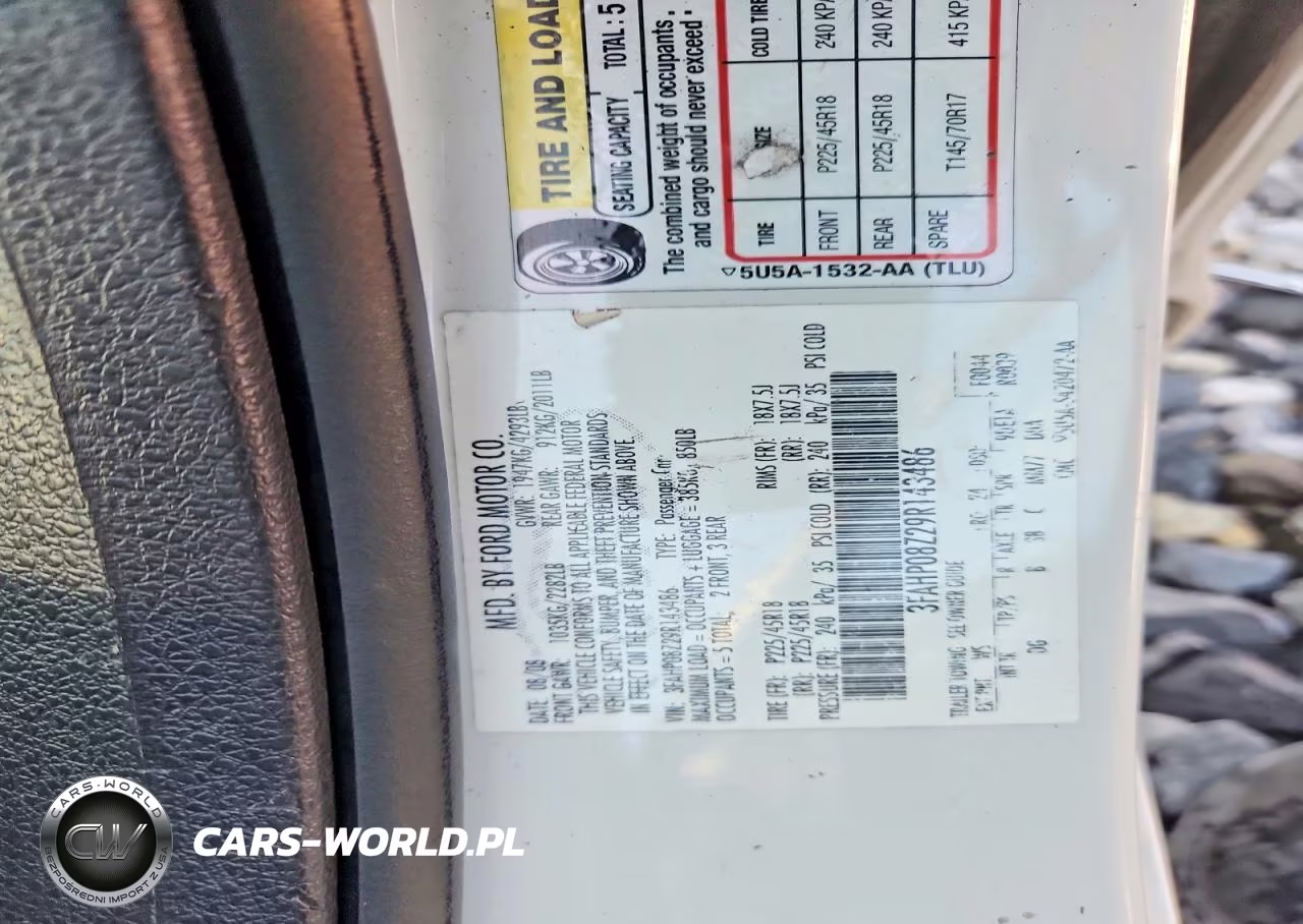 2009 Ford Fusion Sel VIN:3FAHP08Z29R143486 - 12