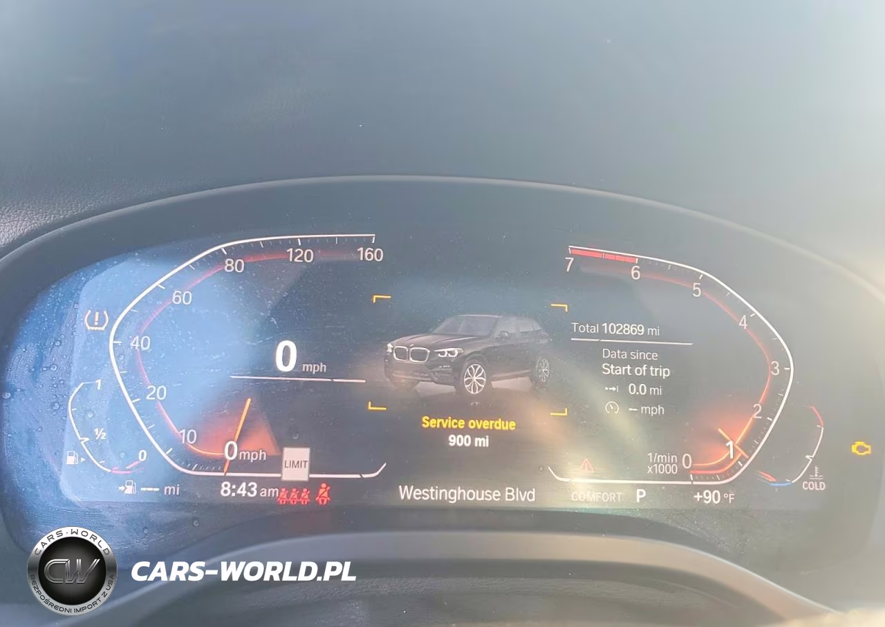 2020 BMW X3 Sdrive30I VIN:5UXTY3C0XLLU71609 - 9