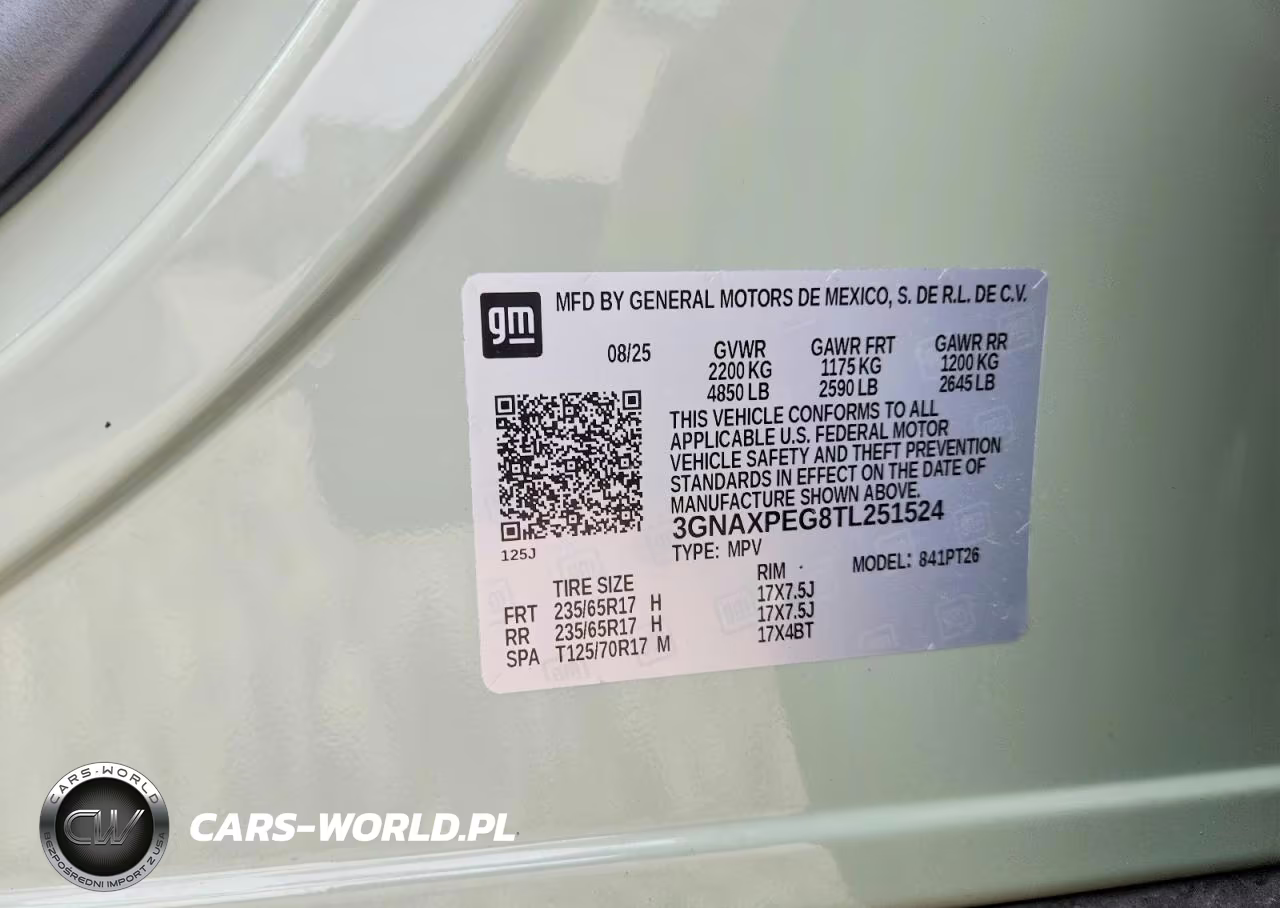 2026 Chevrolet Equinox Lt VIN:3GNAXPEG8TL251524 - 13