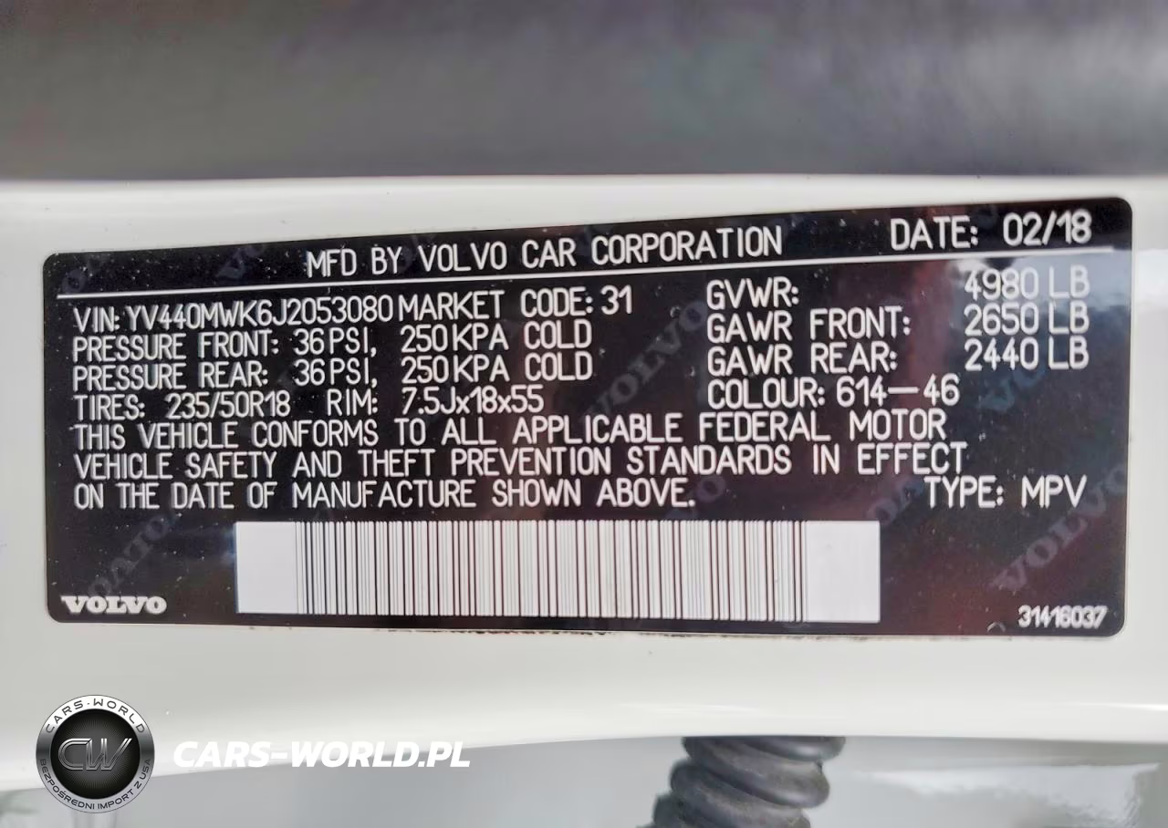 2018 Volvo V60 Cross Country Premier VIN:YV440MWK6J2053080 - 14