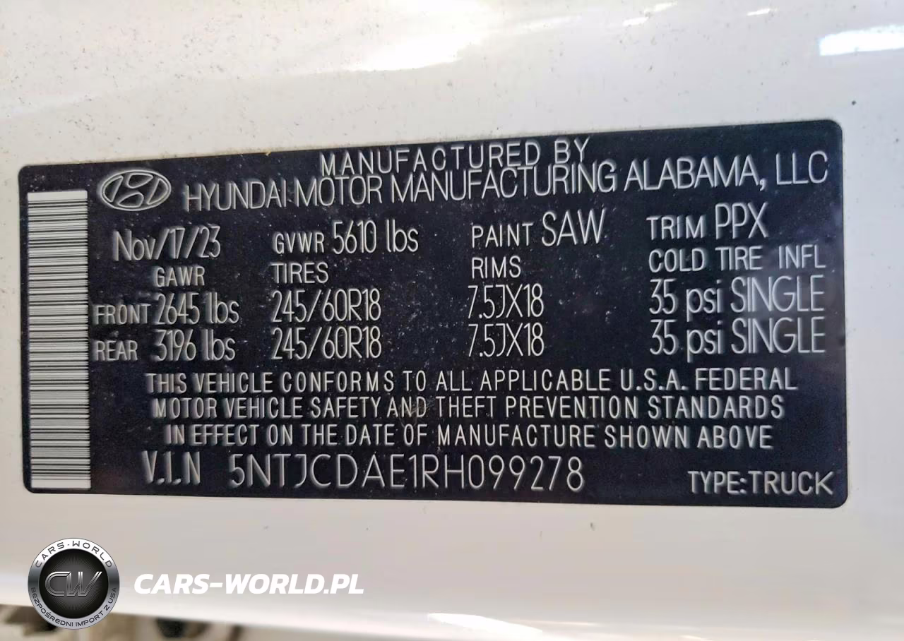 2024 Hyundai Santa Cruz Sel VIN:5NTJCDAE1RH099278 - 12
