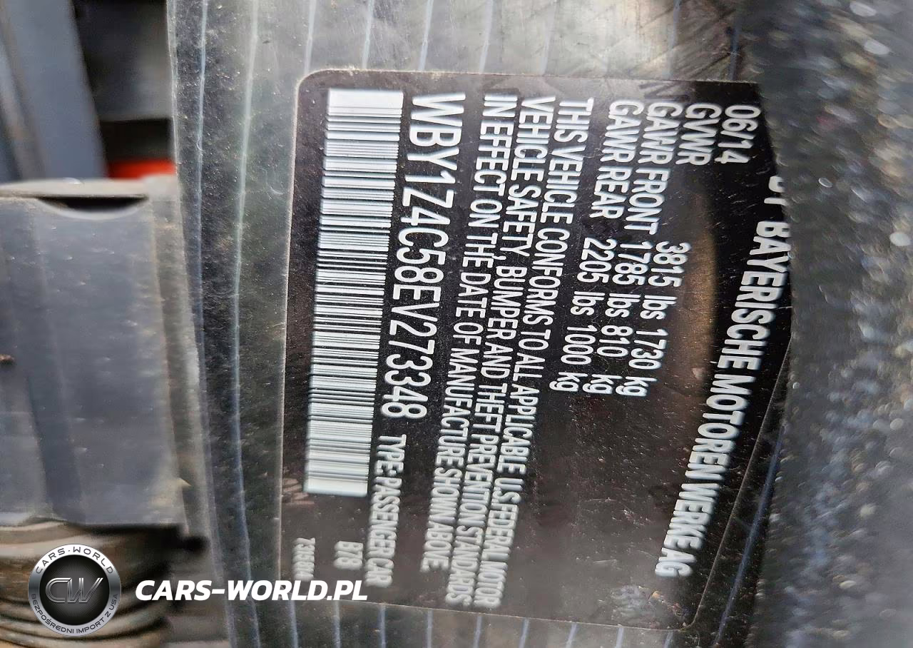 2014 BMW I3 Rex VIN:WBY1Z4C58EV273348 - 12
