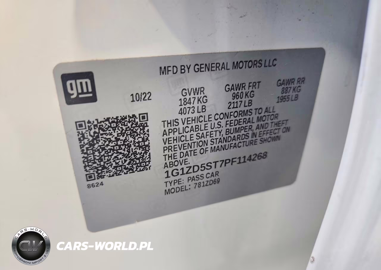 2023 Chevrolet Malibu Lt VIN:1G1ZD5ST7PF114268 - 13