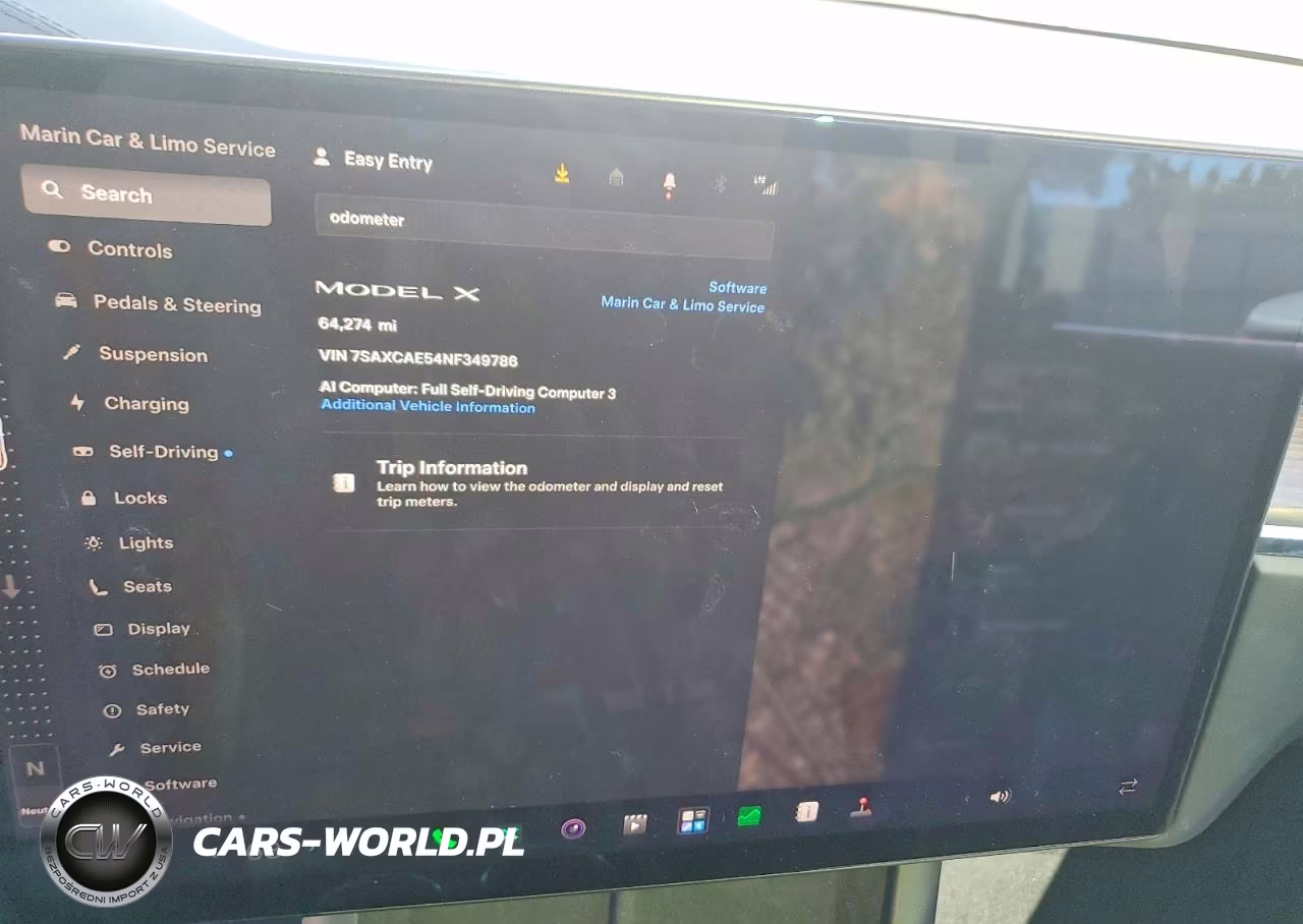 2022 Tesla Model X VIN:7SAXCAE54NF349786 - 9