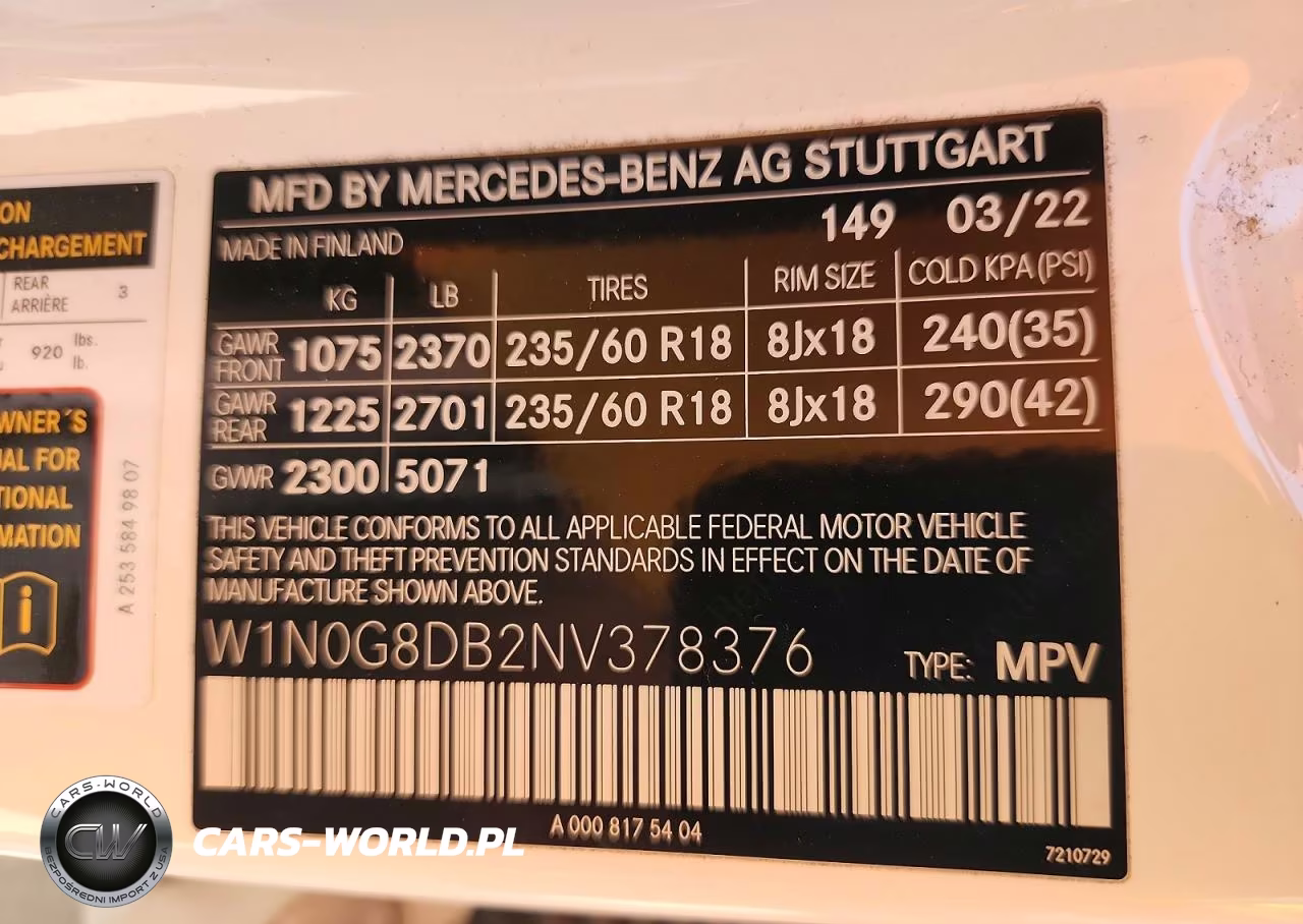 2022 Mercedes-Benz Glc 300 VIN:W1N0G8DB2NV378376 - 12