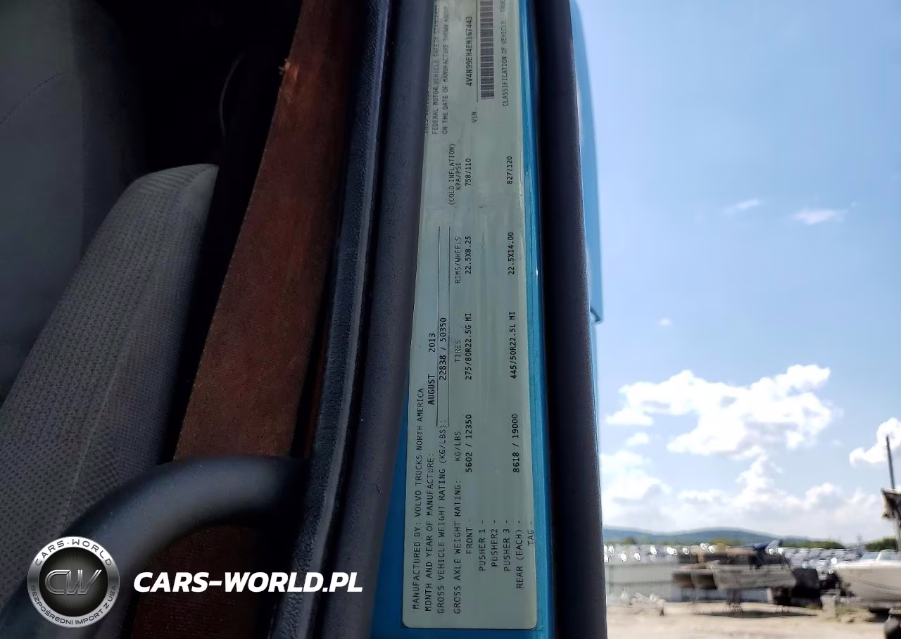 2014 Volvo Vn Vnl VIN:4V4N99EH4EN167443 - 13