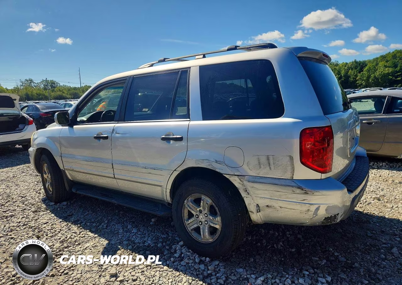 2005 Honda Pilot Exl VIN:5FNYF18595B037256 - 2