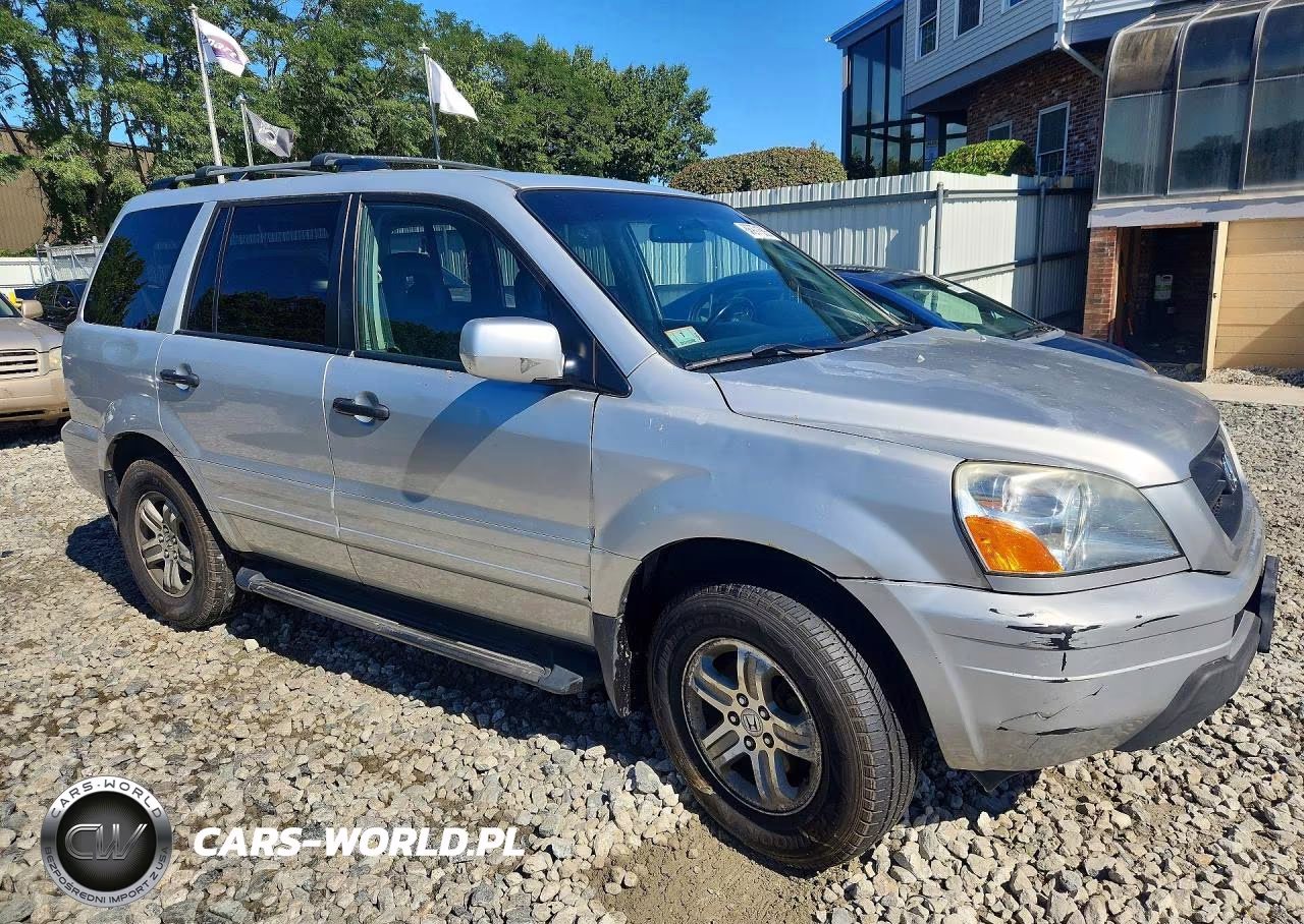 2005 Honda Pilot Exl VIN:5FNYF18595B037256 - 4