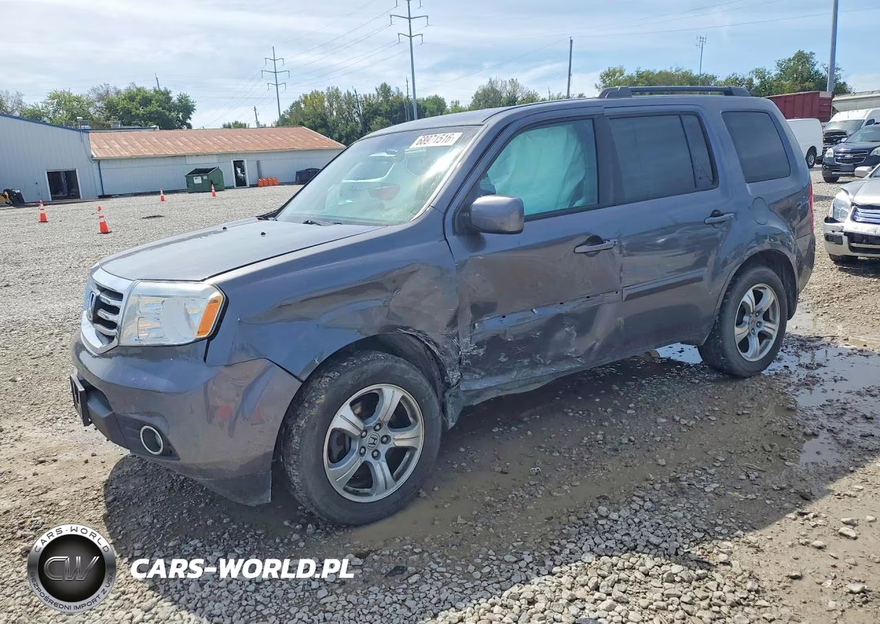 2014 Honda Pilot Ex VIN:5FNYF4H48EB053621 - 1