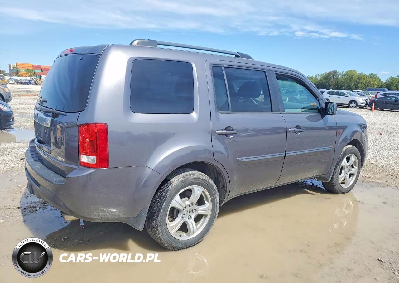 2014 Honda Pilot Ex VIN:5FNYF4H48EB053621 - 3