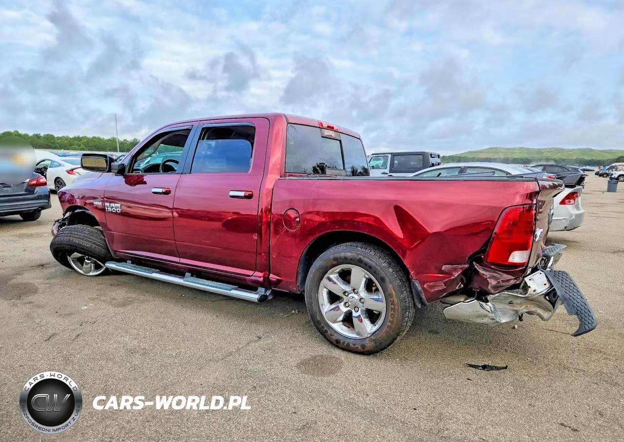 2017 Ram 1500 Slt VIN:3C6RR6LT0HG658681 - 2