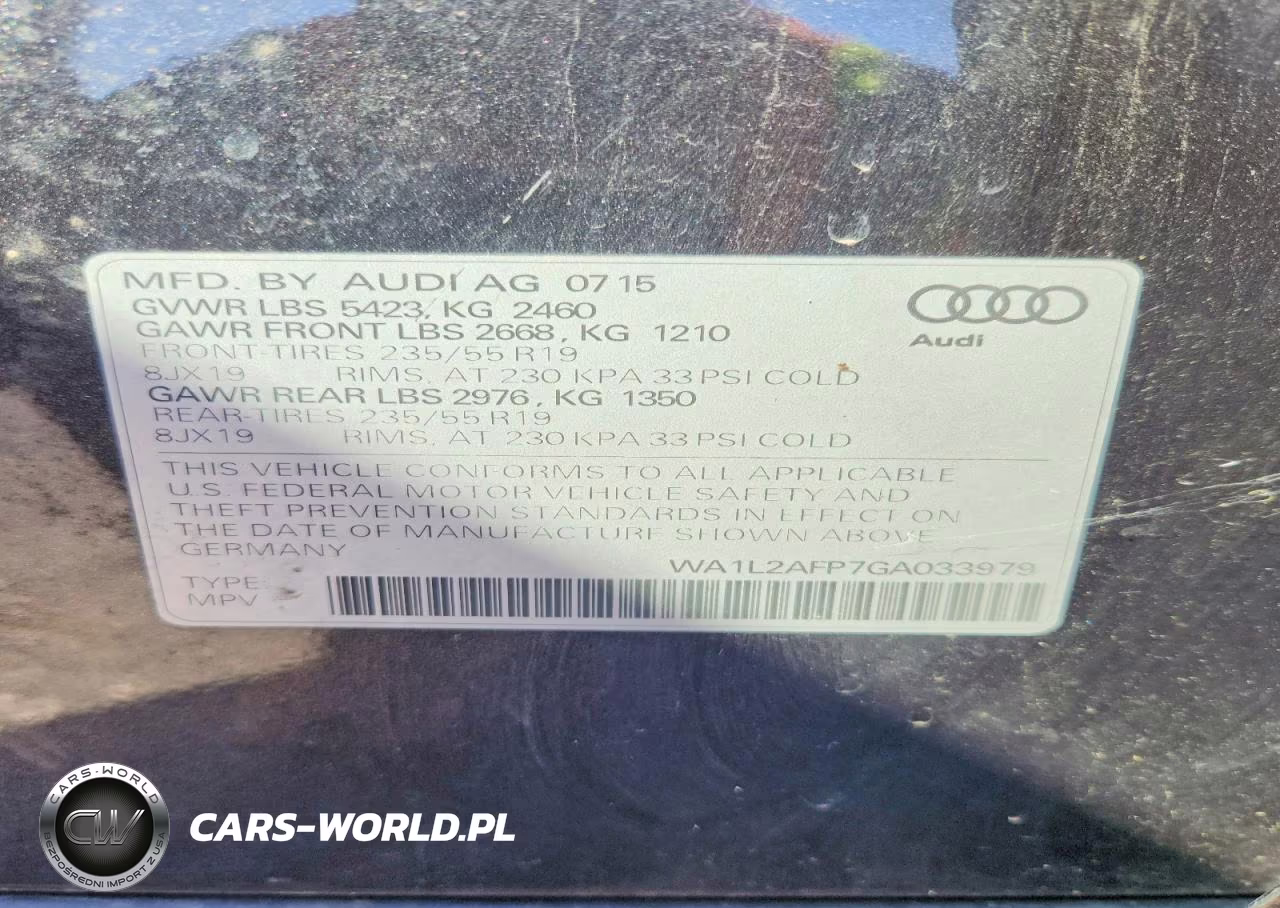 2016 Audi Q5 Premium Plus VIN:WA1L2AFP7GA033979 - 13